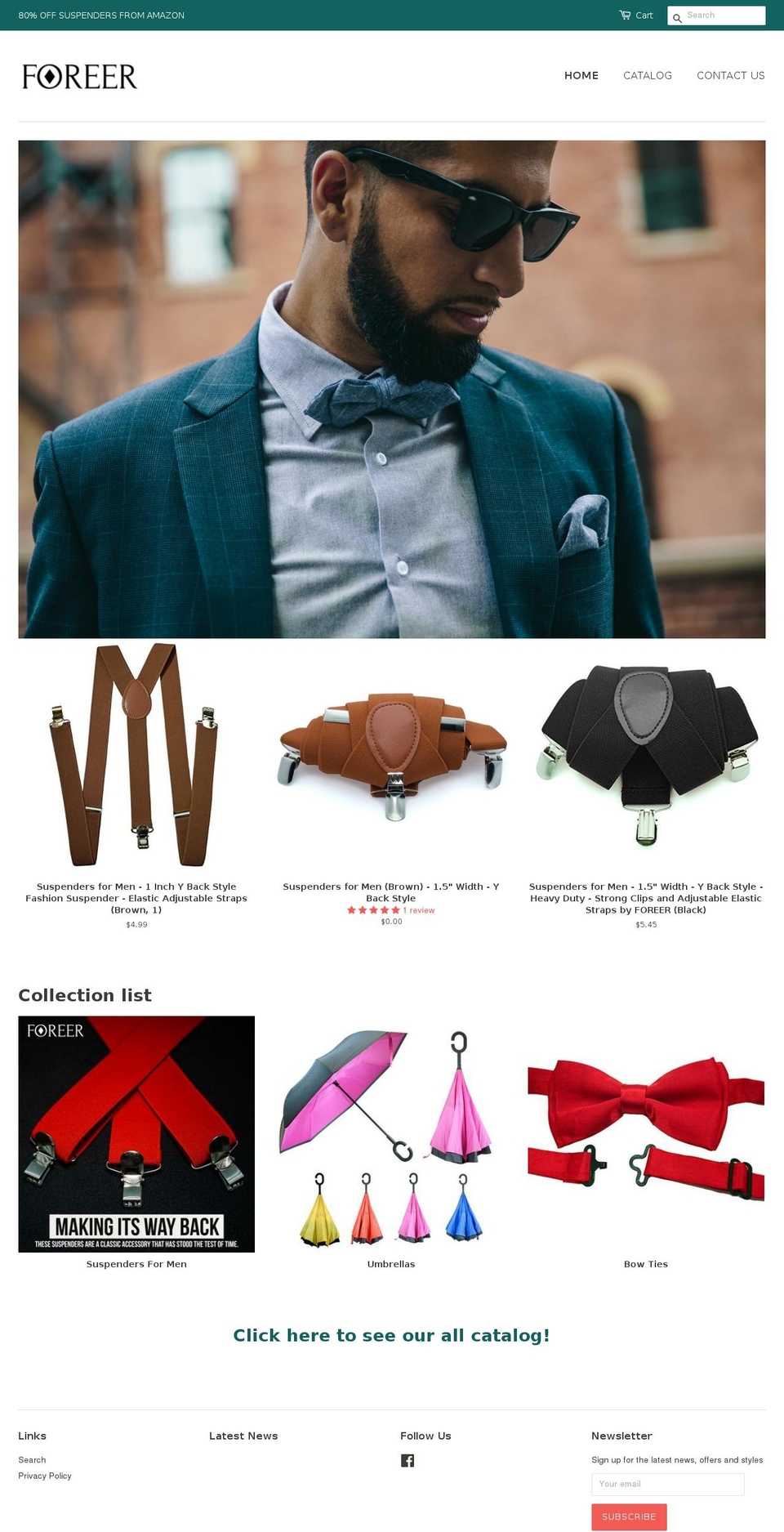 foreer.com — Shopify storefront screenshot