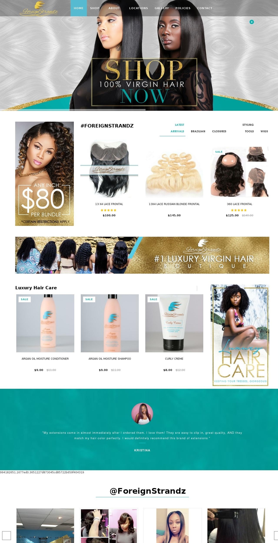 wrangler-myshopify-com Shopify theme site example foreignstrands.com