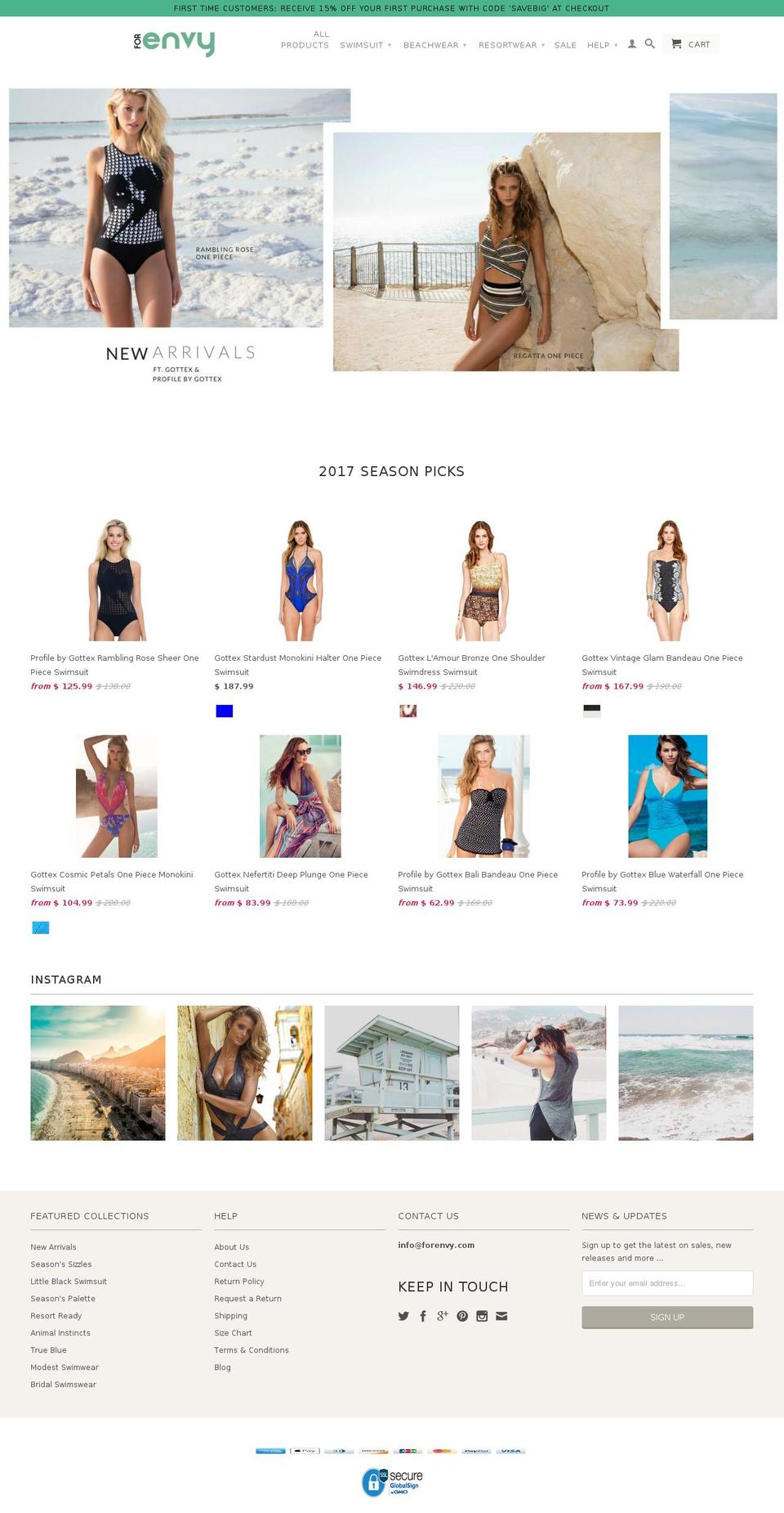 forenvy.com shopify website screenshot