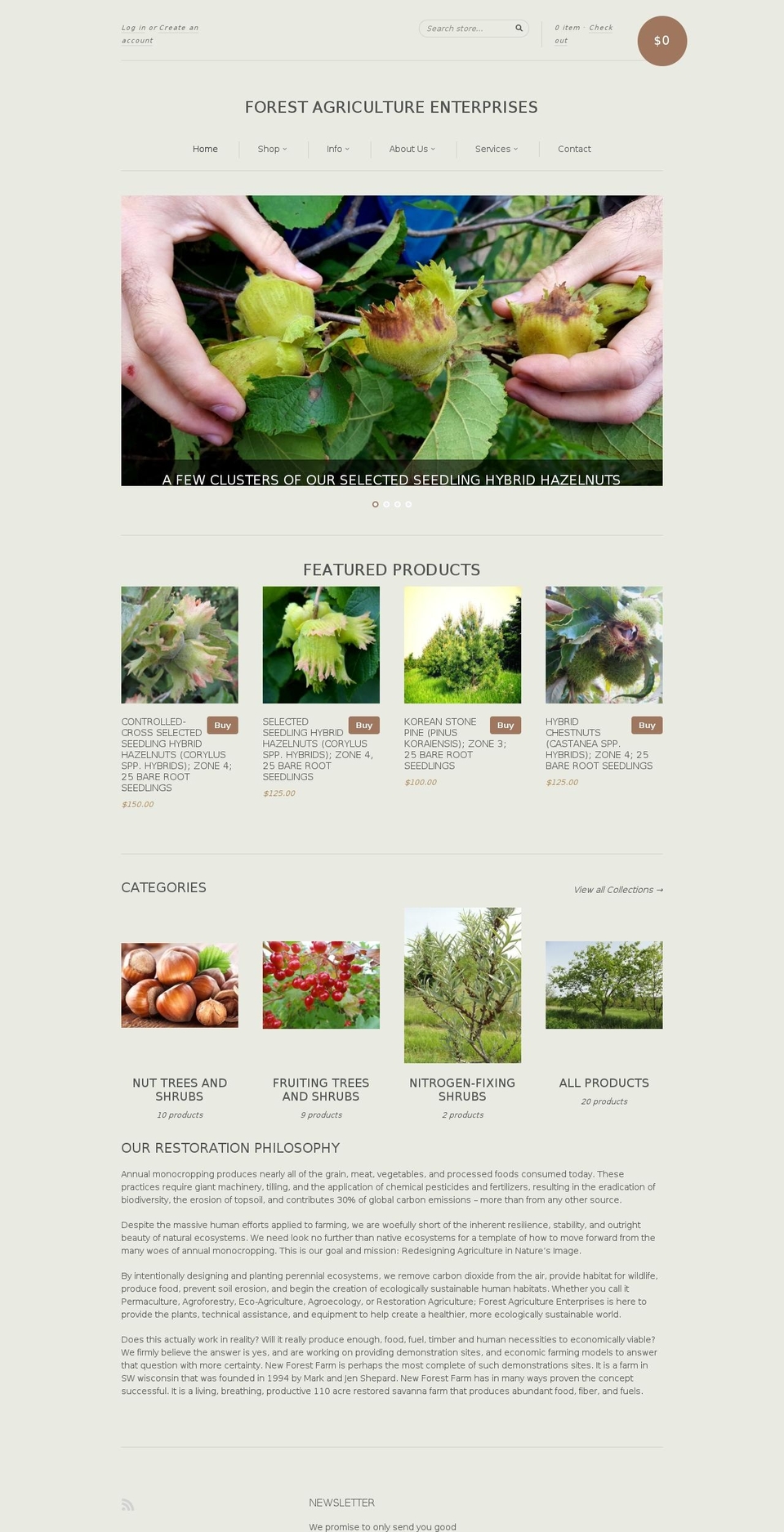 forestag.com shopify website screenshot