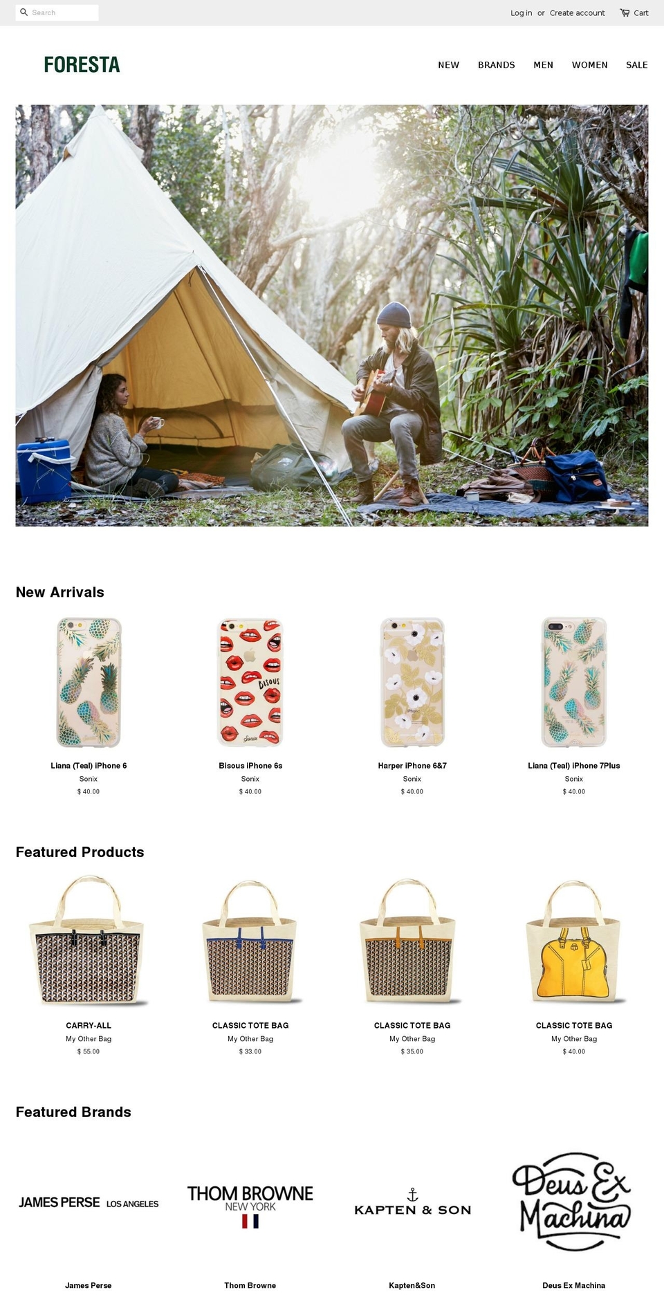 forestala.com shopify website screenshot