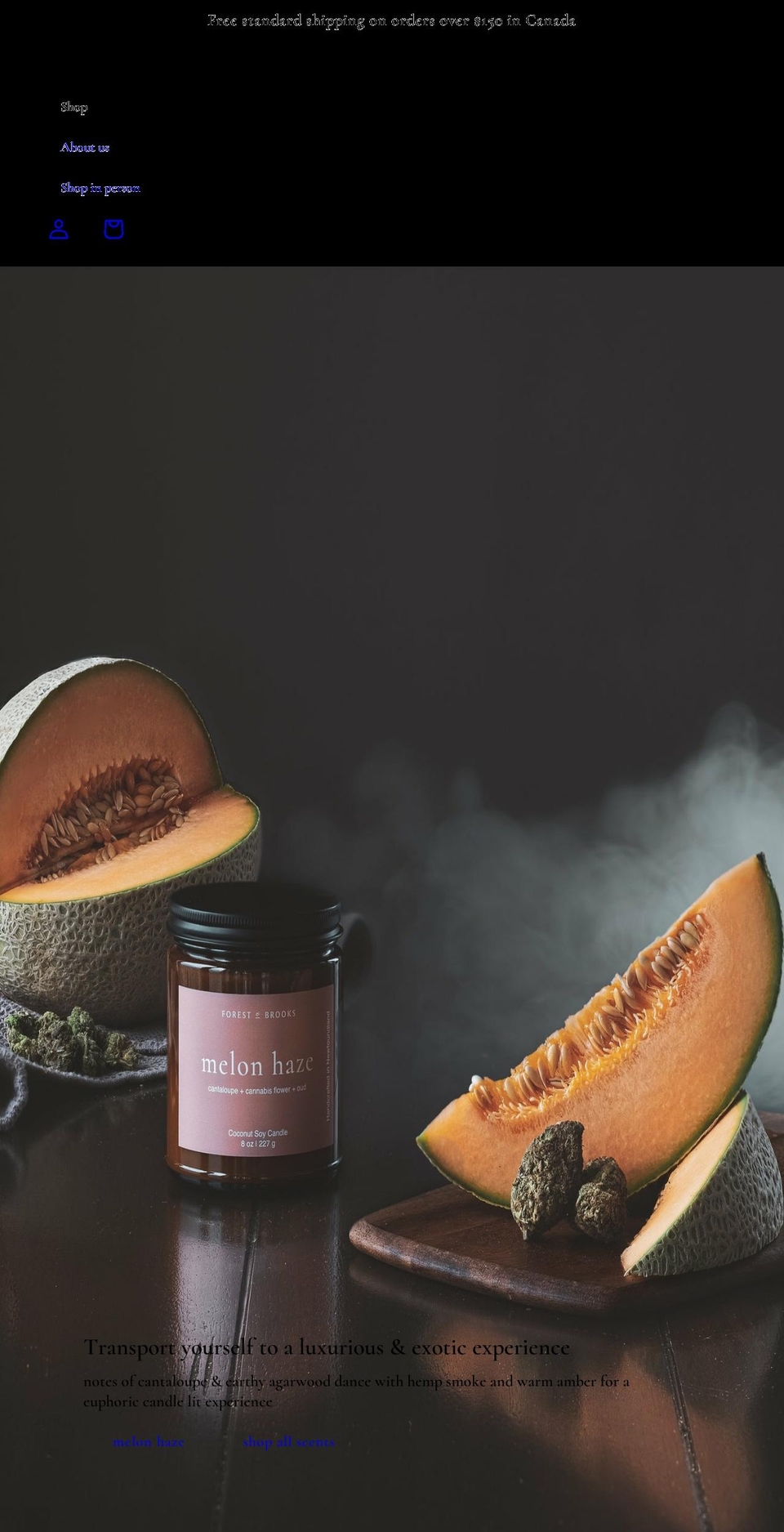 forestandbrooks.com shopify website screenshot