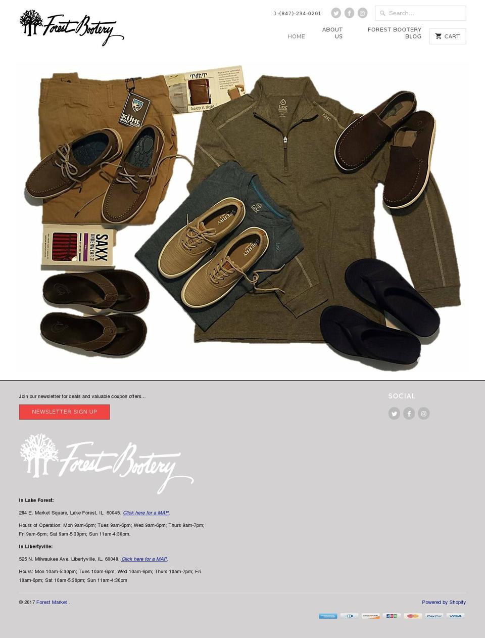 forestbootery.com shopify website screenshot