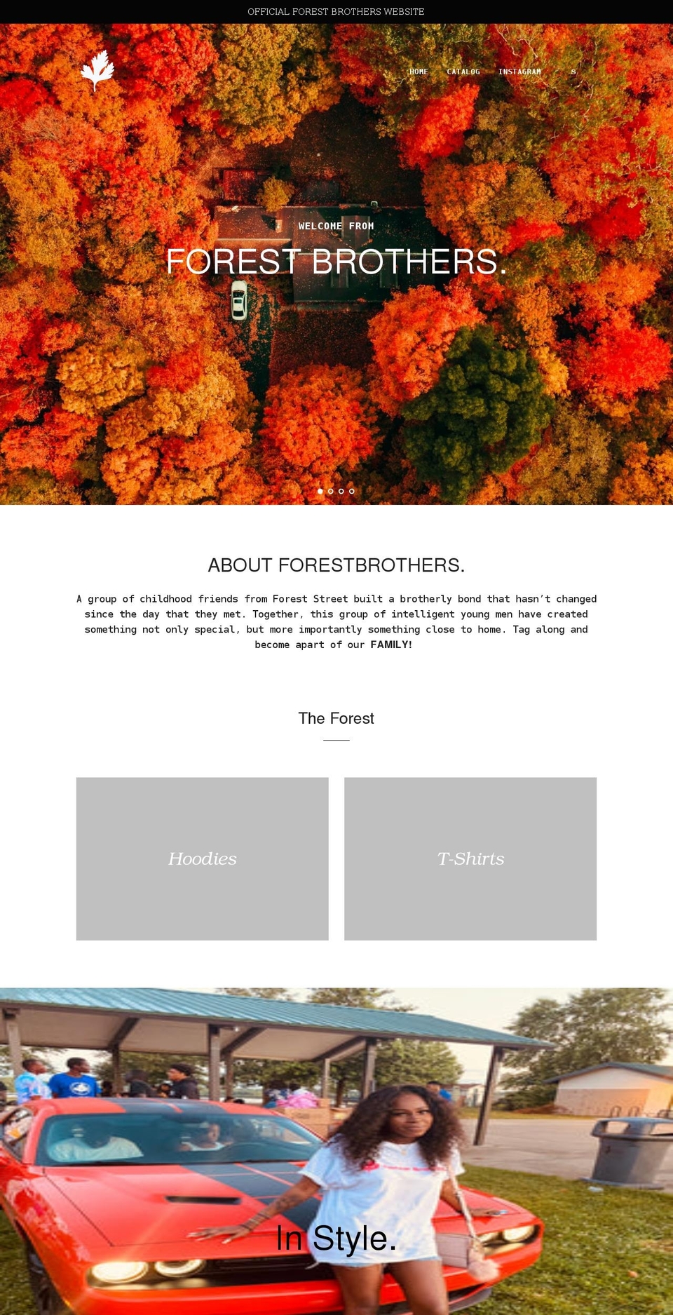 forestbrothers.shop shopify website screenshot