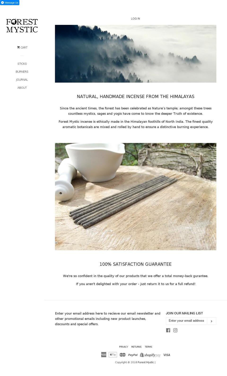 Pop - Shopify Edit - May Shopify theme site example forestmystic.com