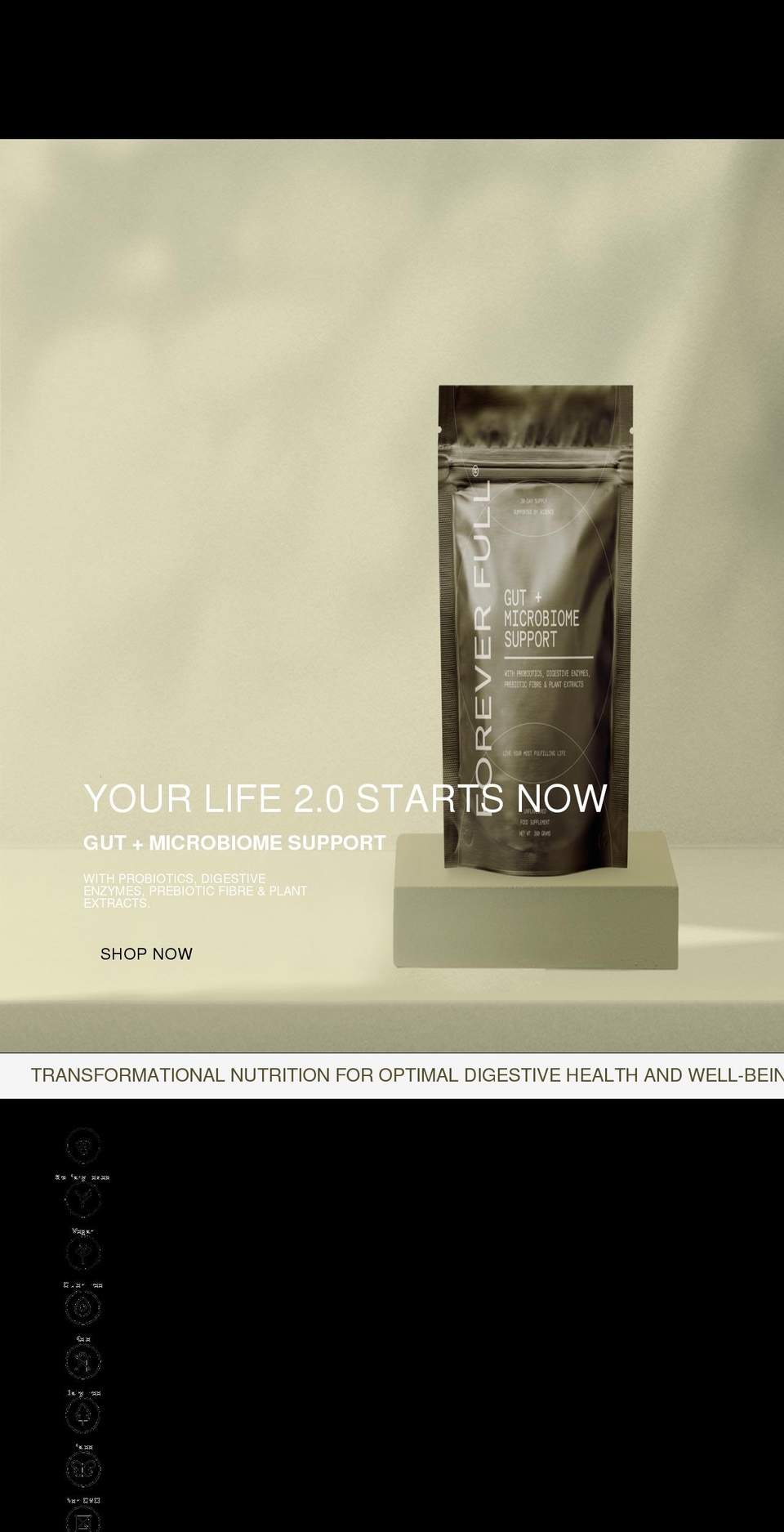 forever-full.com shopify website screenshot