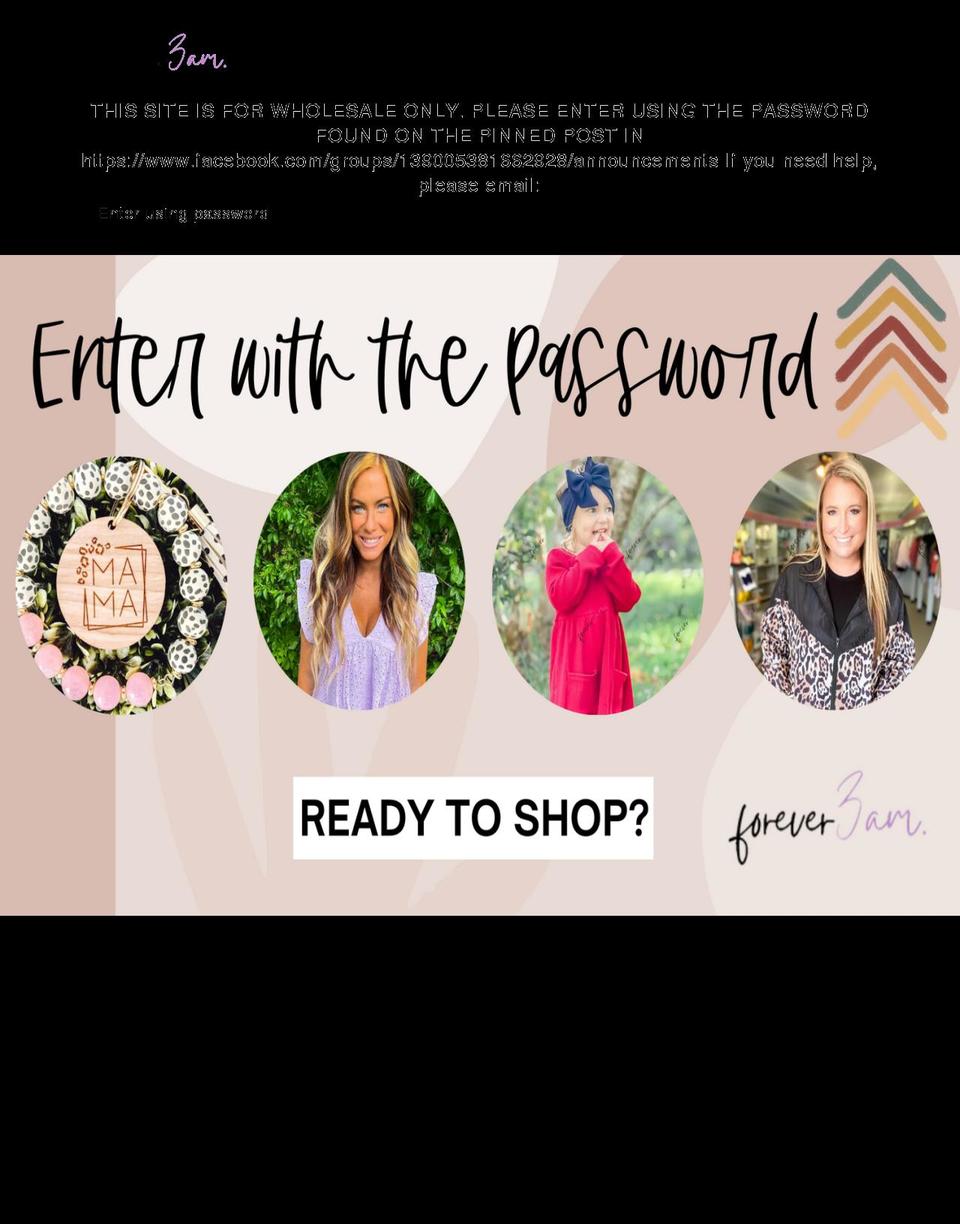 forever3am.com shopify website screenshot