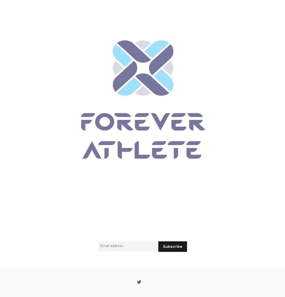 foreverathlete.org shopify website screenshot