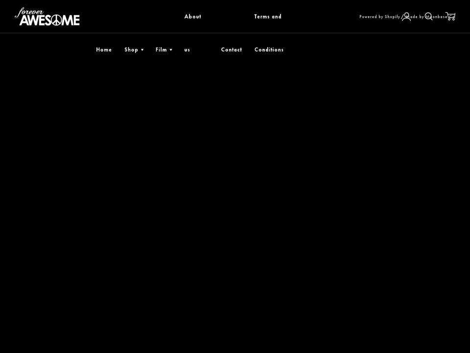 foreverawesomeclothing.com — Shopify storefront screenshot