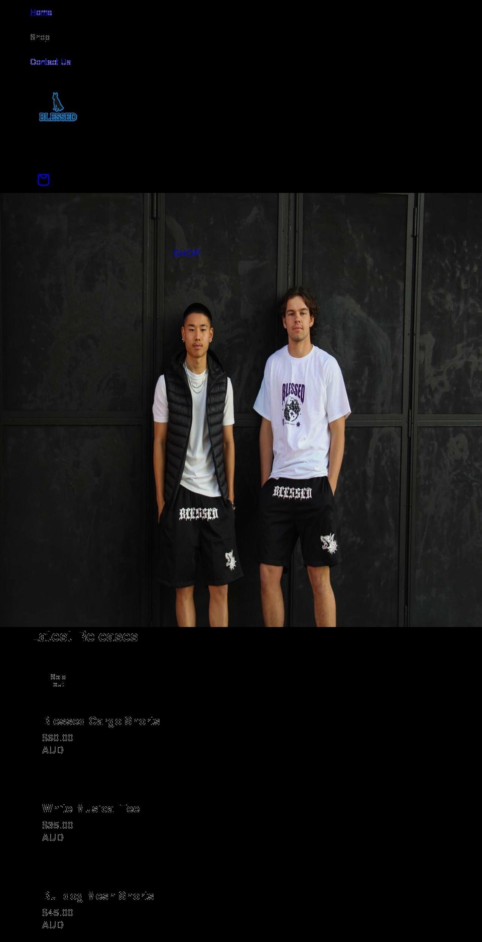 foreverblessedclothing.com shopify website screenshot