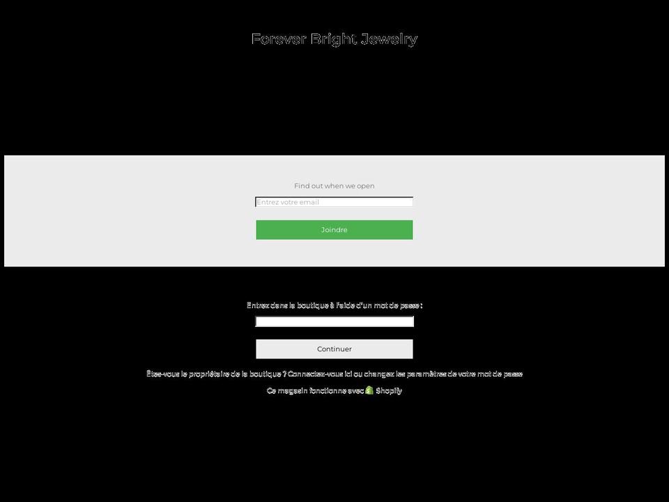 foreverbrightjewelry.com — Shopify storefront screenshot