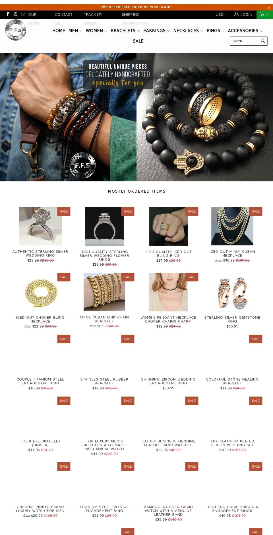 foreverfashionstore.com — Shopify storefront screenshot