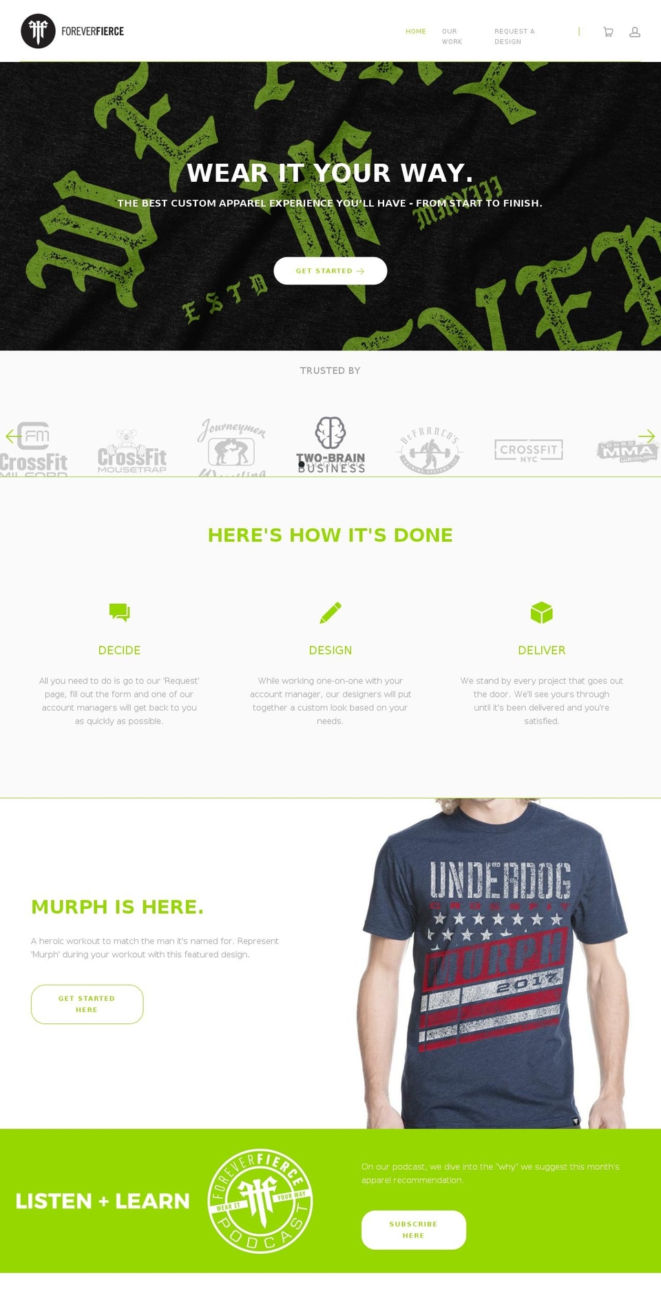 foreverfierce.com shopify website screenshot