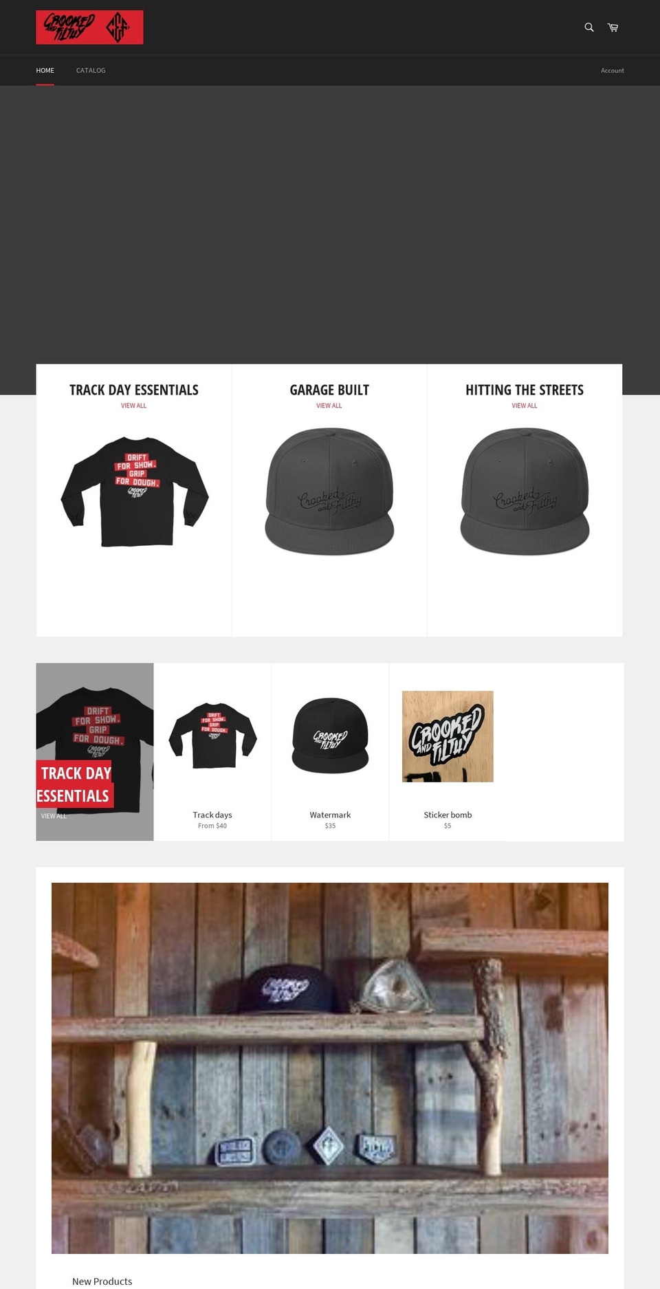 foreverfilthy.com — Shopify storefront screenshot