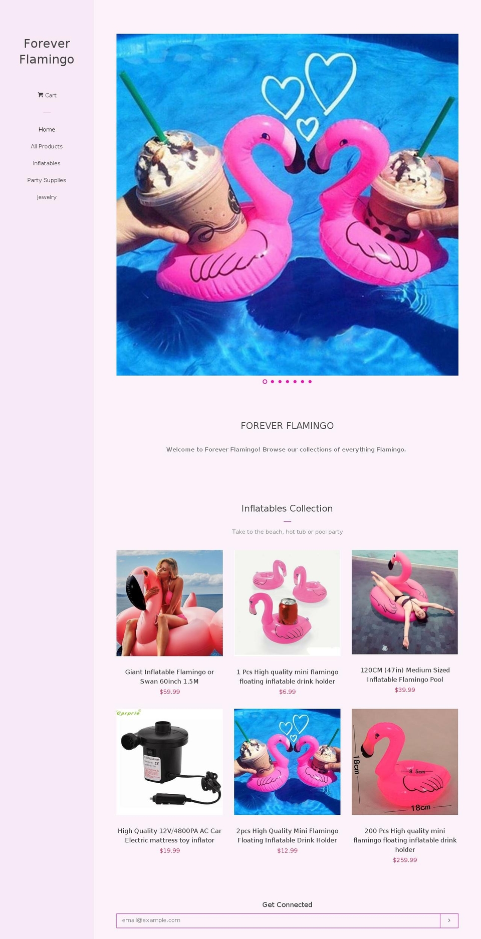 foreverflamingo.com — Shopify storefront screenshot