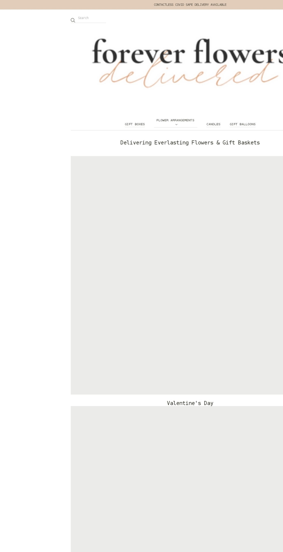 foreverflowersdelivered.com.au shopify website screenshot