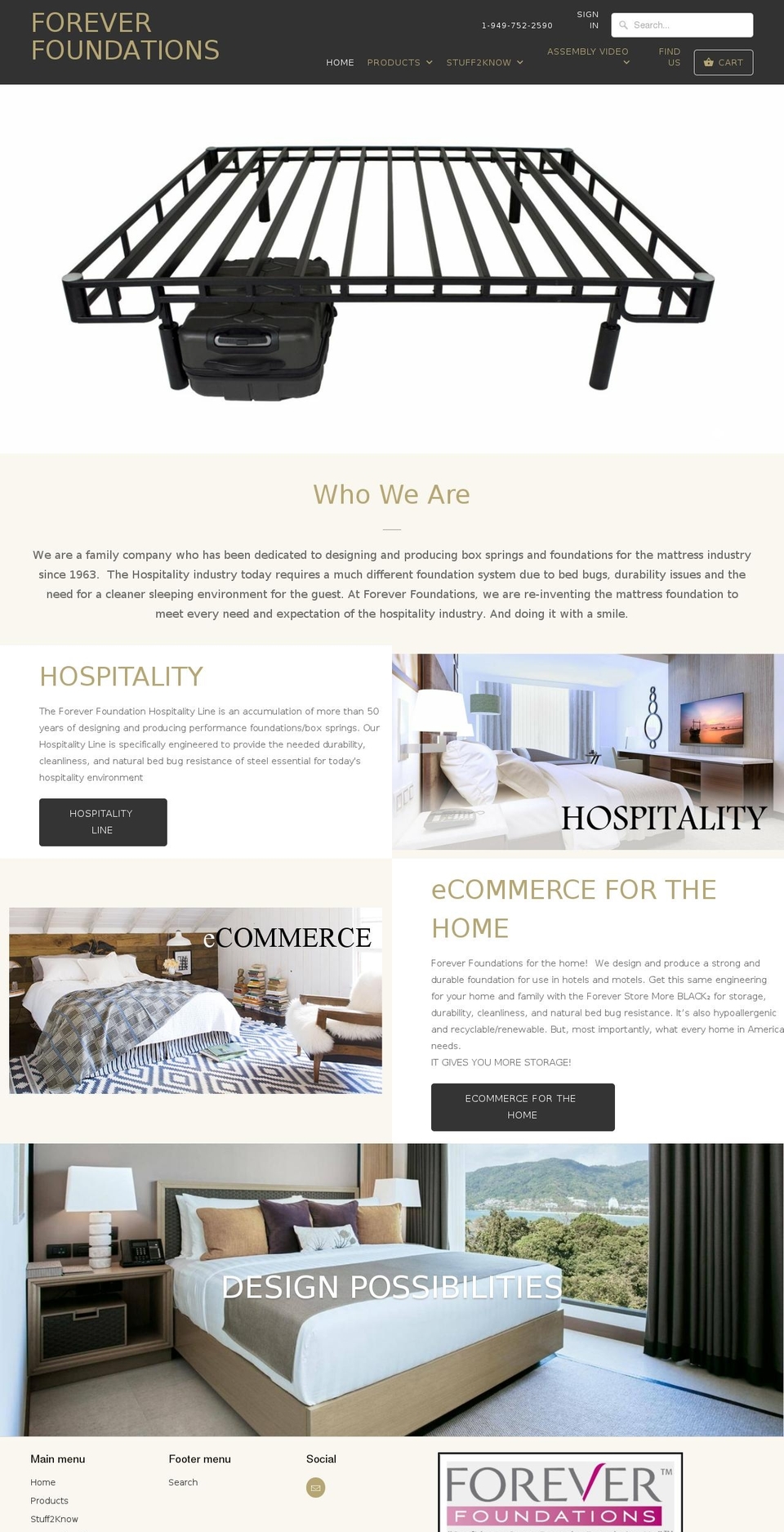 foreverfoundations.com shopify website screenshot