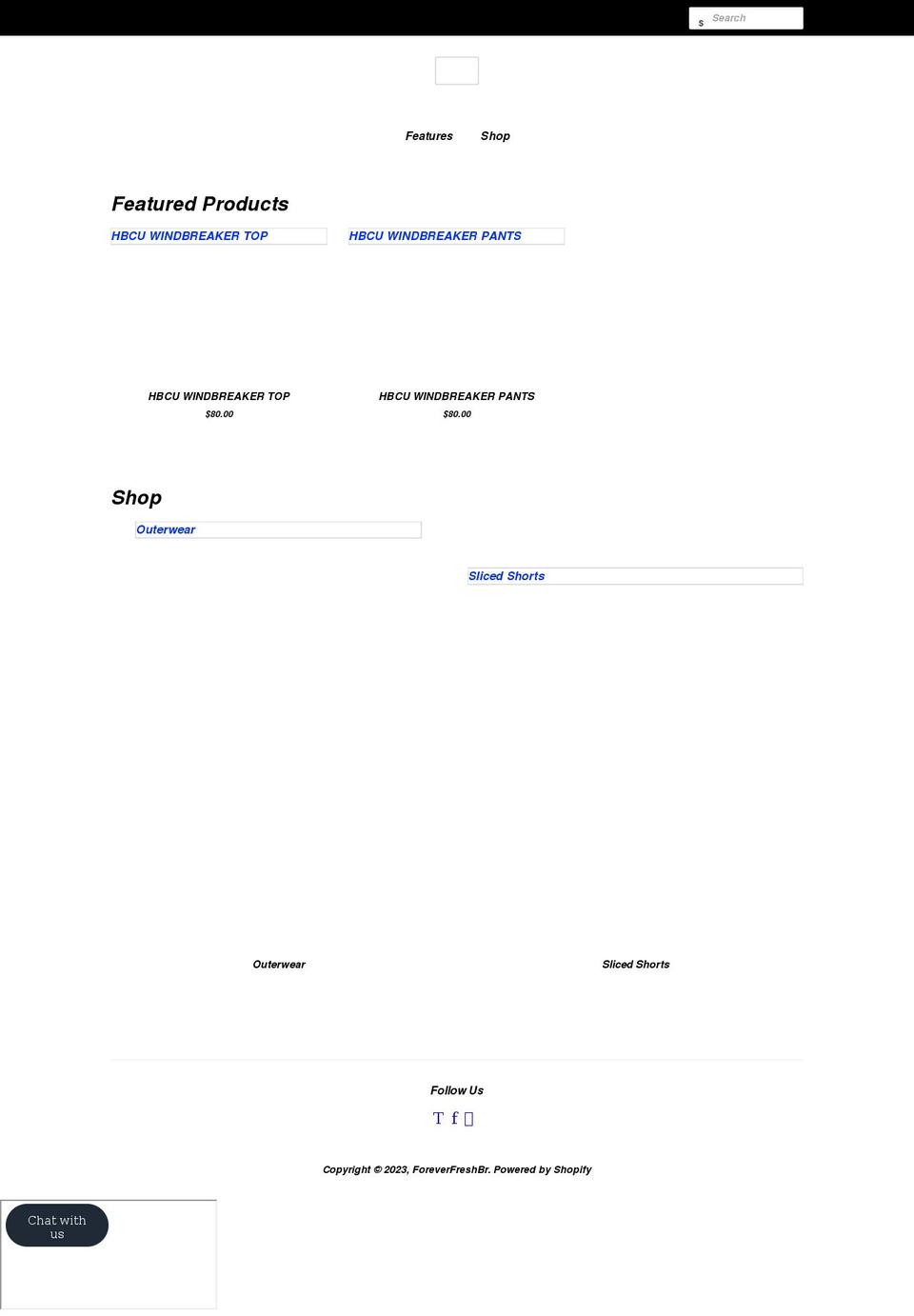 foreverfreshbr.com shopify website screenshot