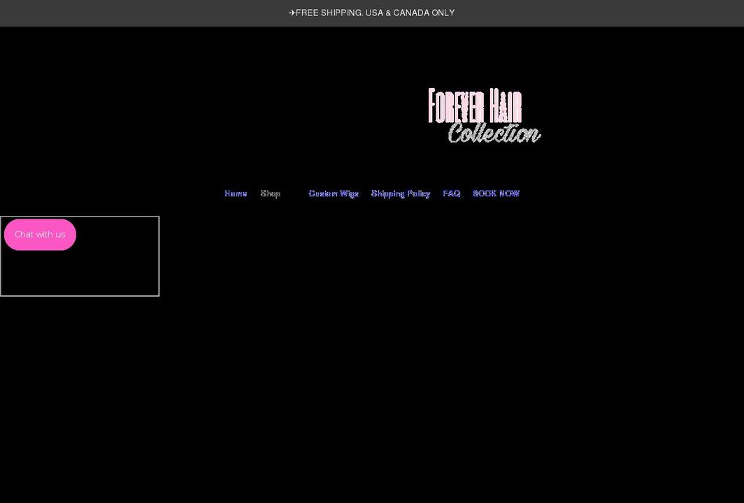 foreverhaircollection.com shopify website screenshot