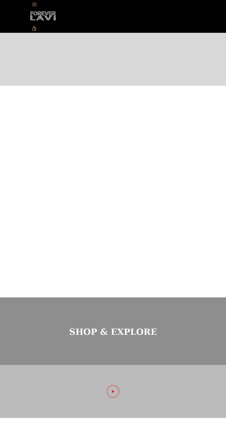 foreverlavi.com shopify website screenshot