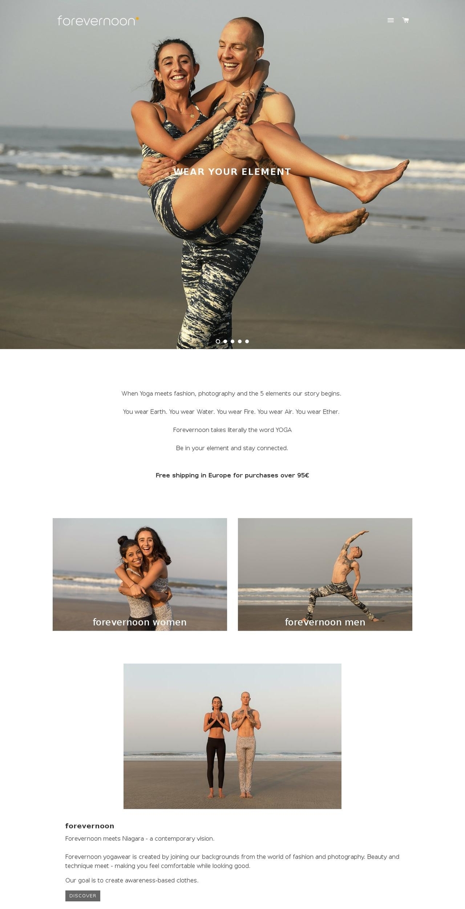 forevernoon.com — Shopify storefront screenshot