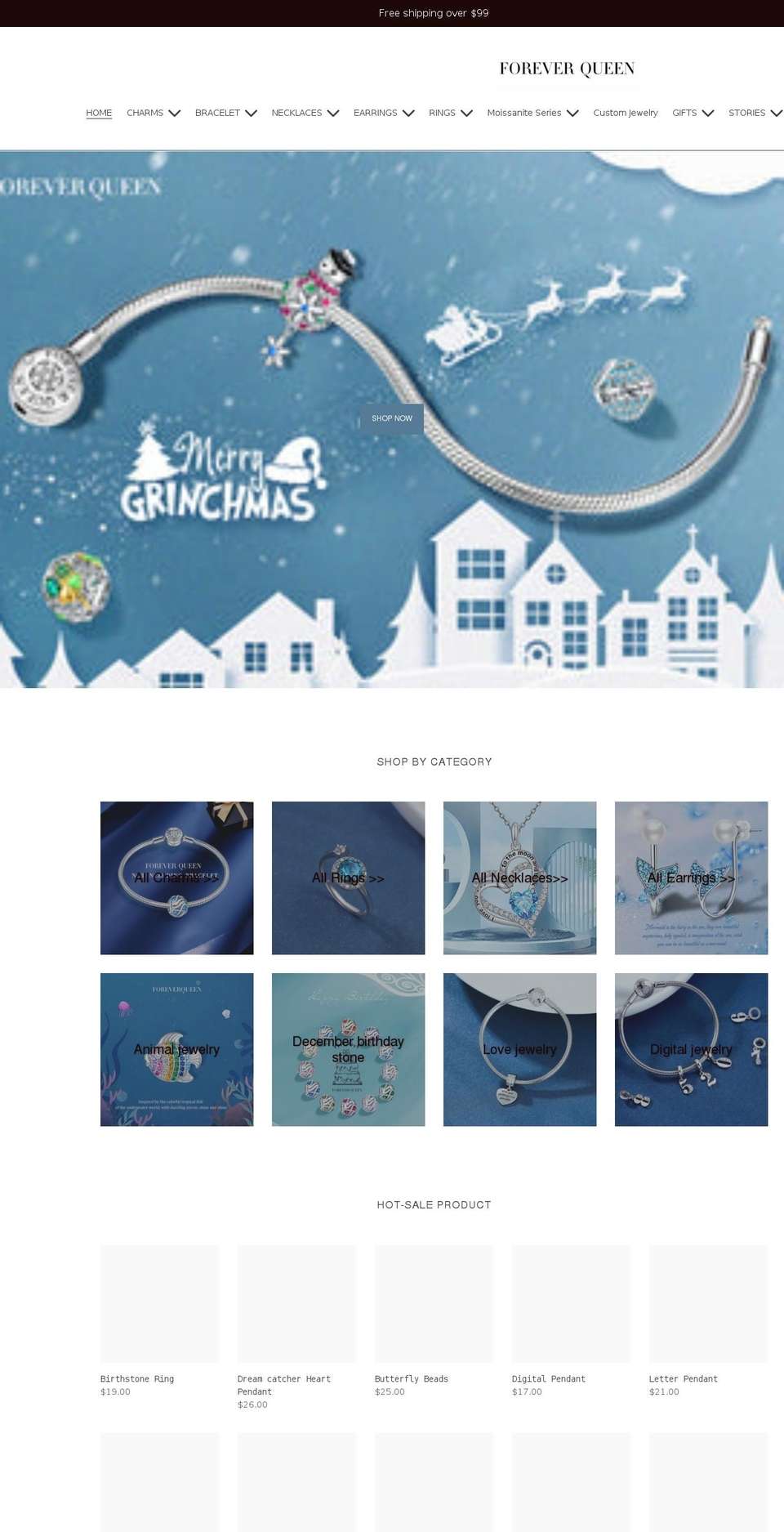 foreverqueenstore.com shopify website screenshot
