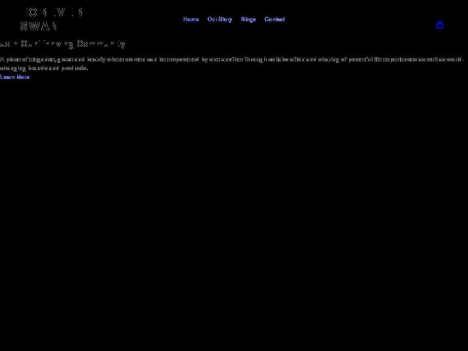 foreverswan.com shopify website screenshot