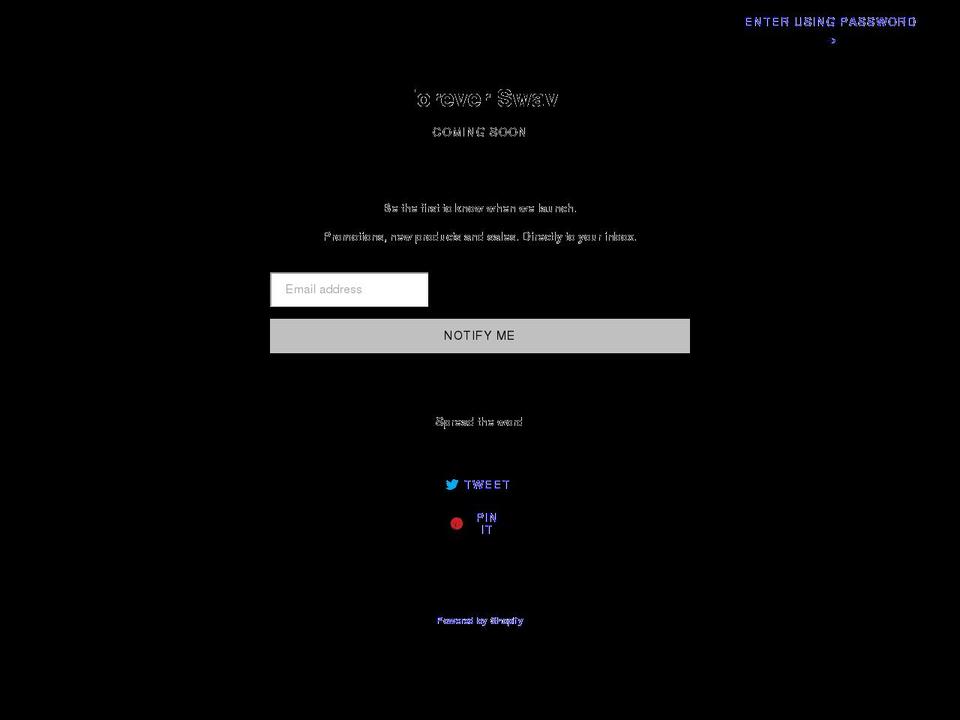 foreverswav.com shopify website screenshot