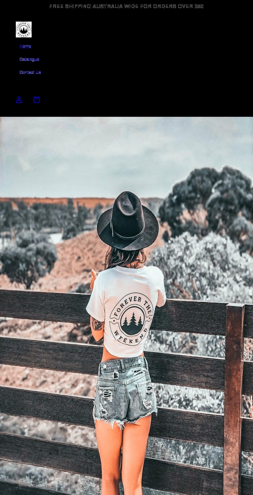 forevertheweekend.com shopify website screenshot