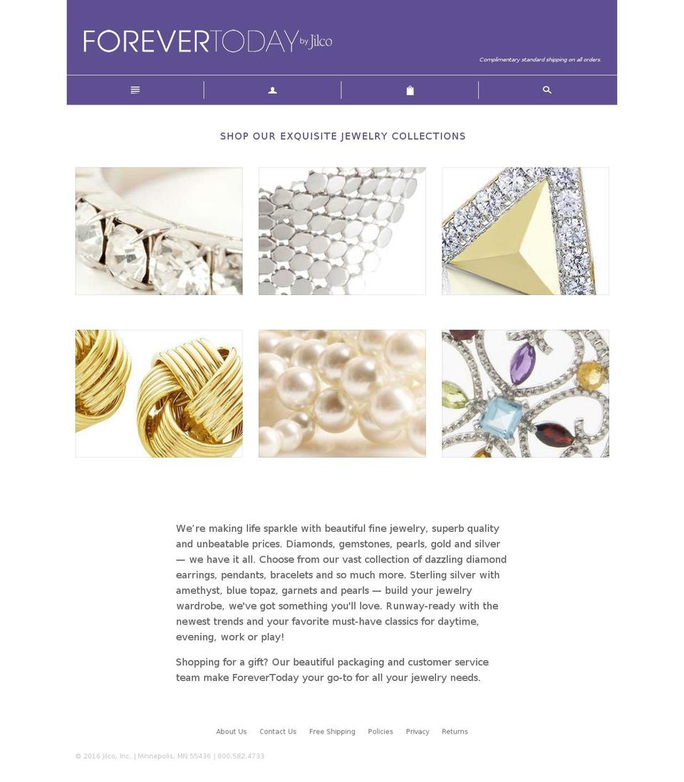 forevertoday.com shopify website screenshot