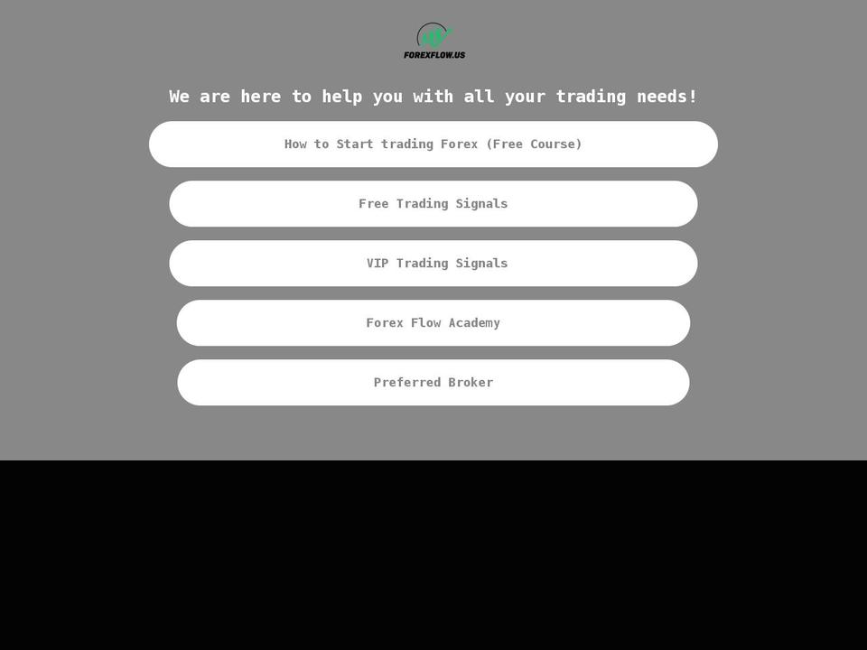 forexflow.us shopify website screenshot