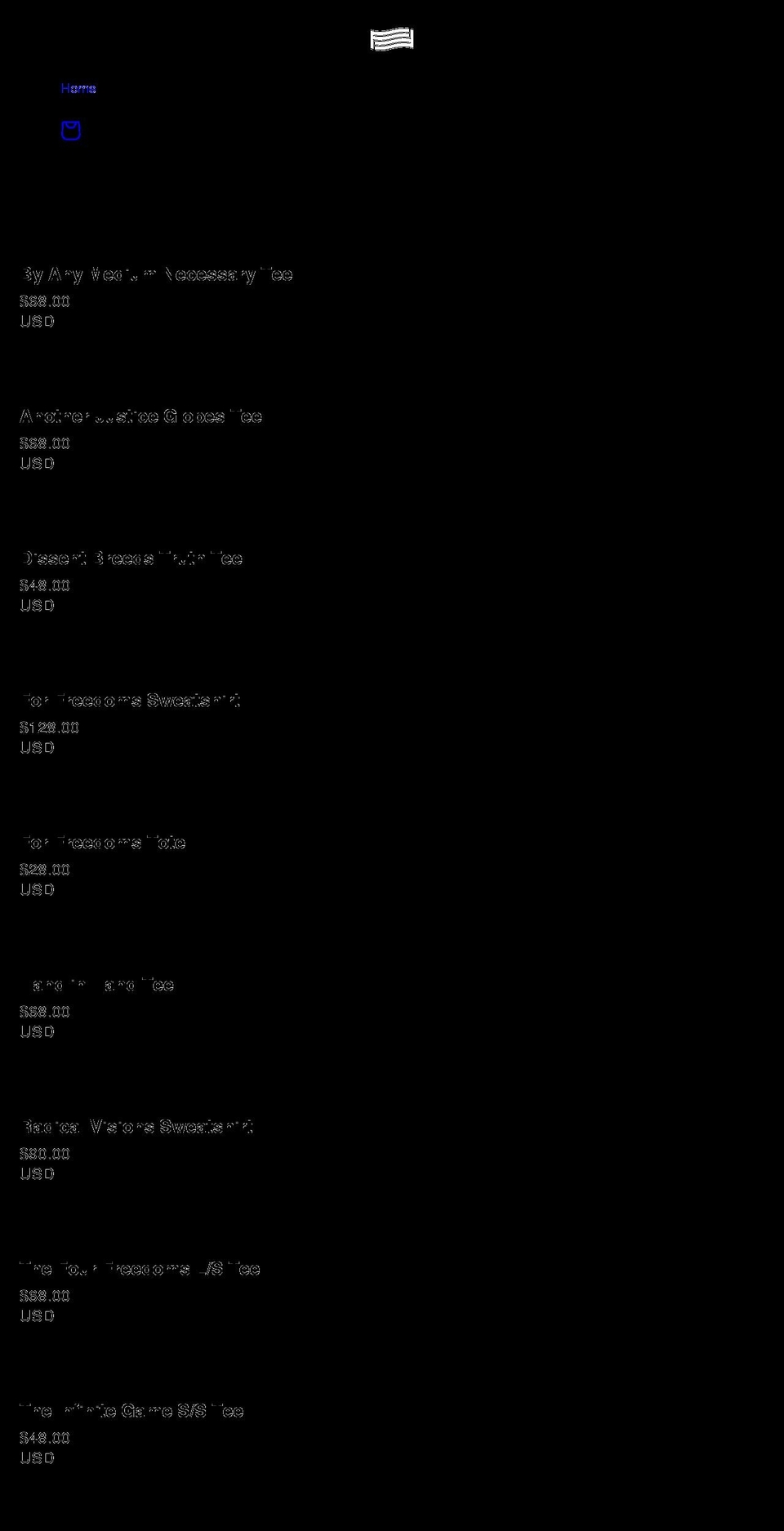 forfreedoms.myshopify.com shopify website screenshot