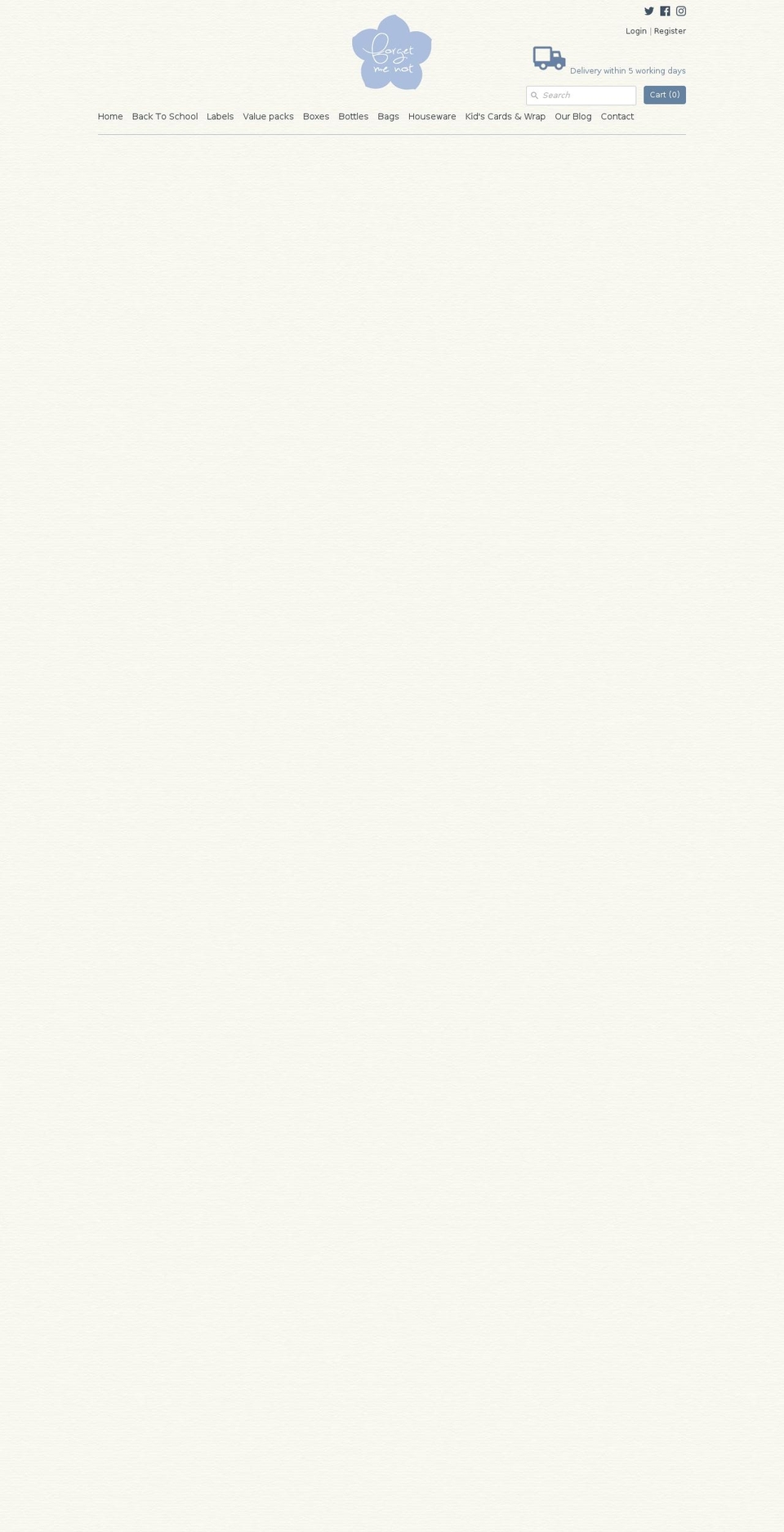 forgetmenotuae.com — Shopify storefront screenshot