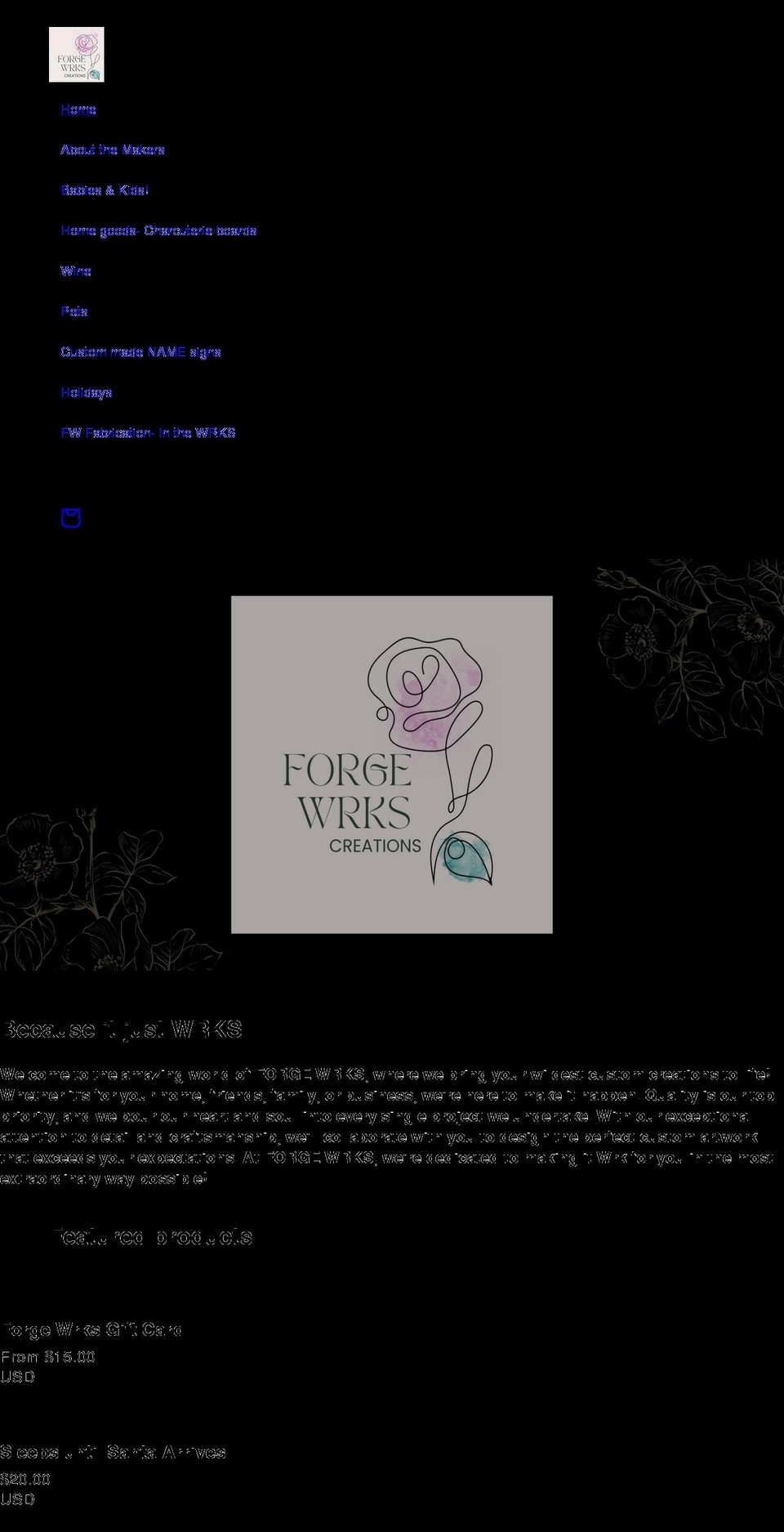 forgewrks.com shopify website screenshot