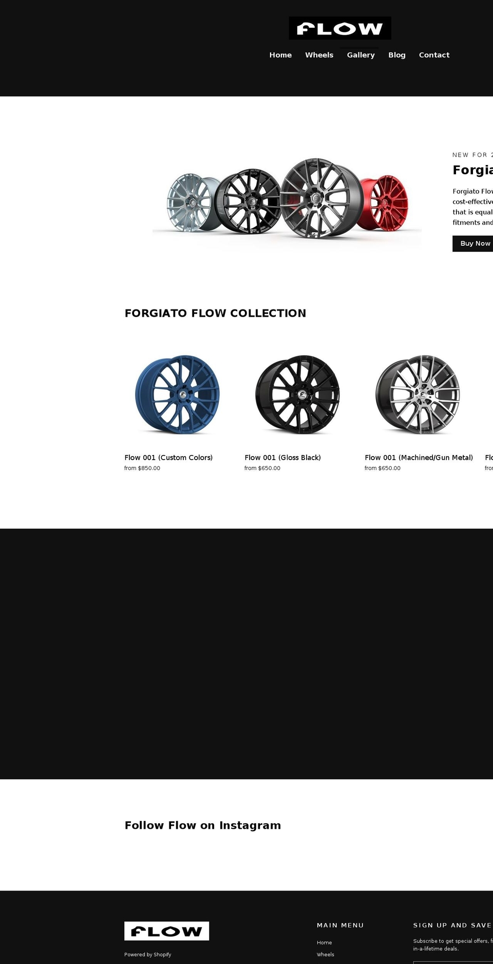 forgiatoflow.com — Shopify storefront screenshot