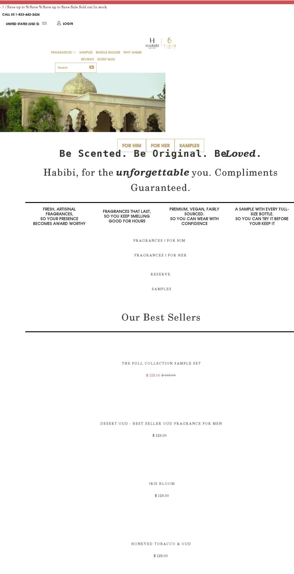 forhabibi.com shopify website screenshot