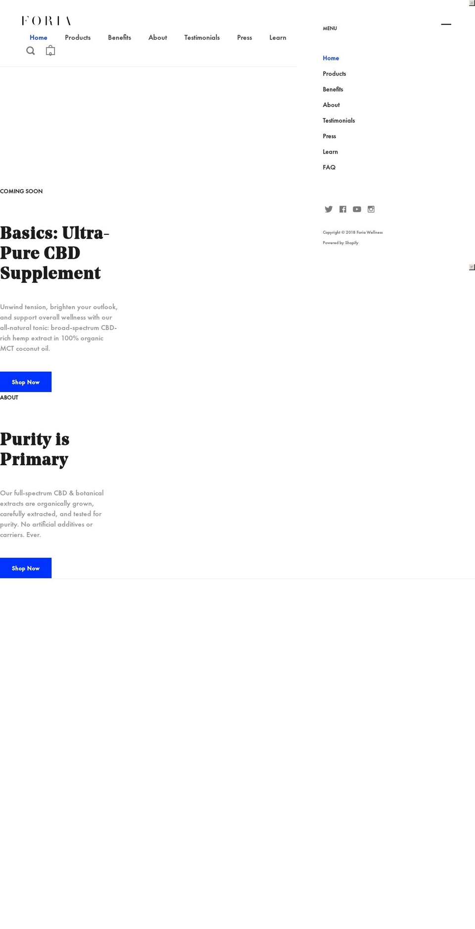 theme-export-www-foriacbd-com-split-26feb2018 Shopify theme site example foriagear.com