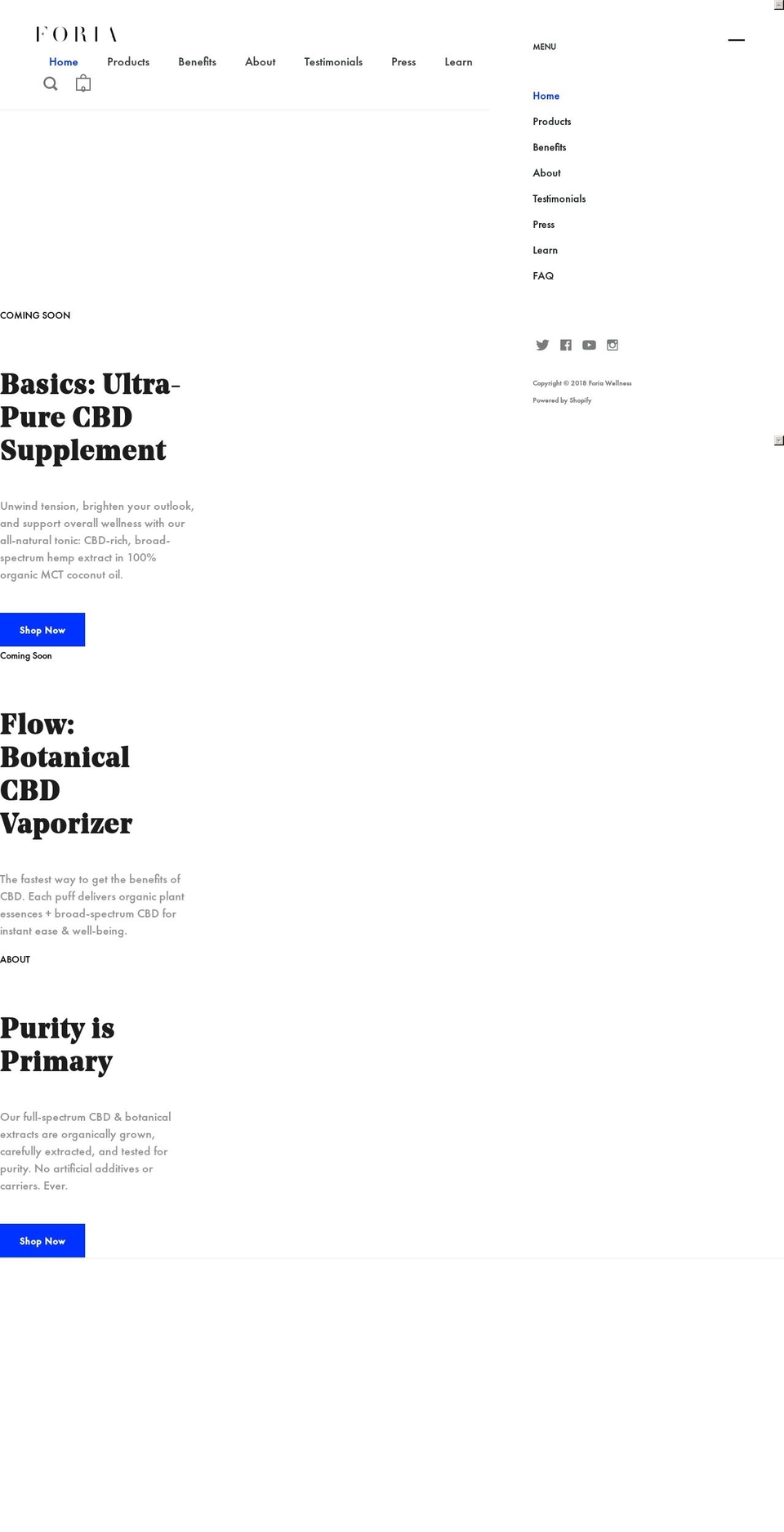 theme-export-www-foriacbd-com-split-26feb2018 Shopify theme site example foriawellness.com