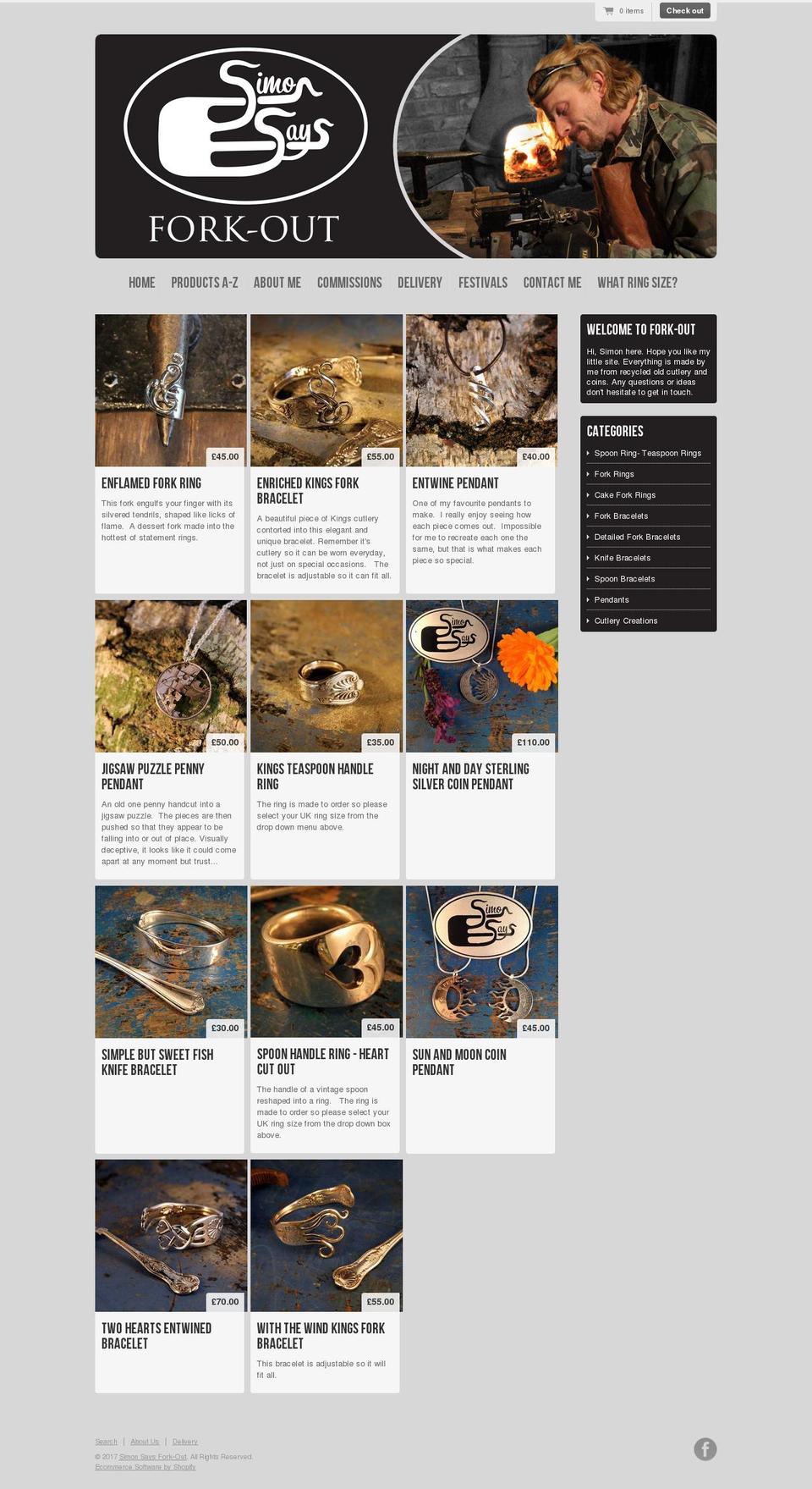 fork-out.com shopify website screenshot