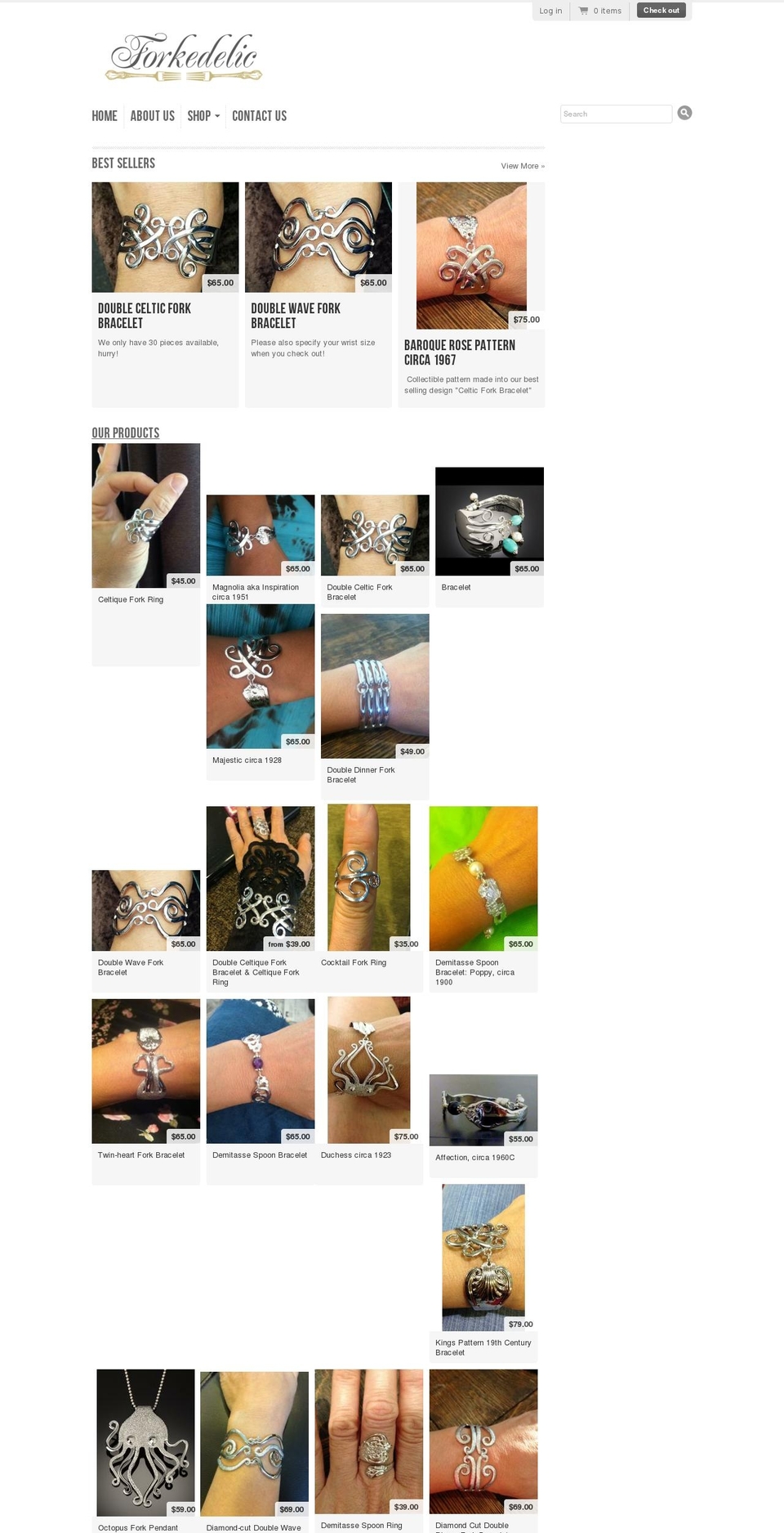 forkedelic.com — Shopify storefront screenshot