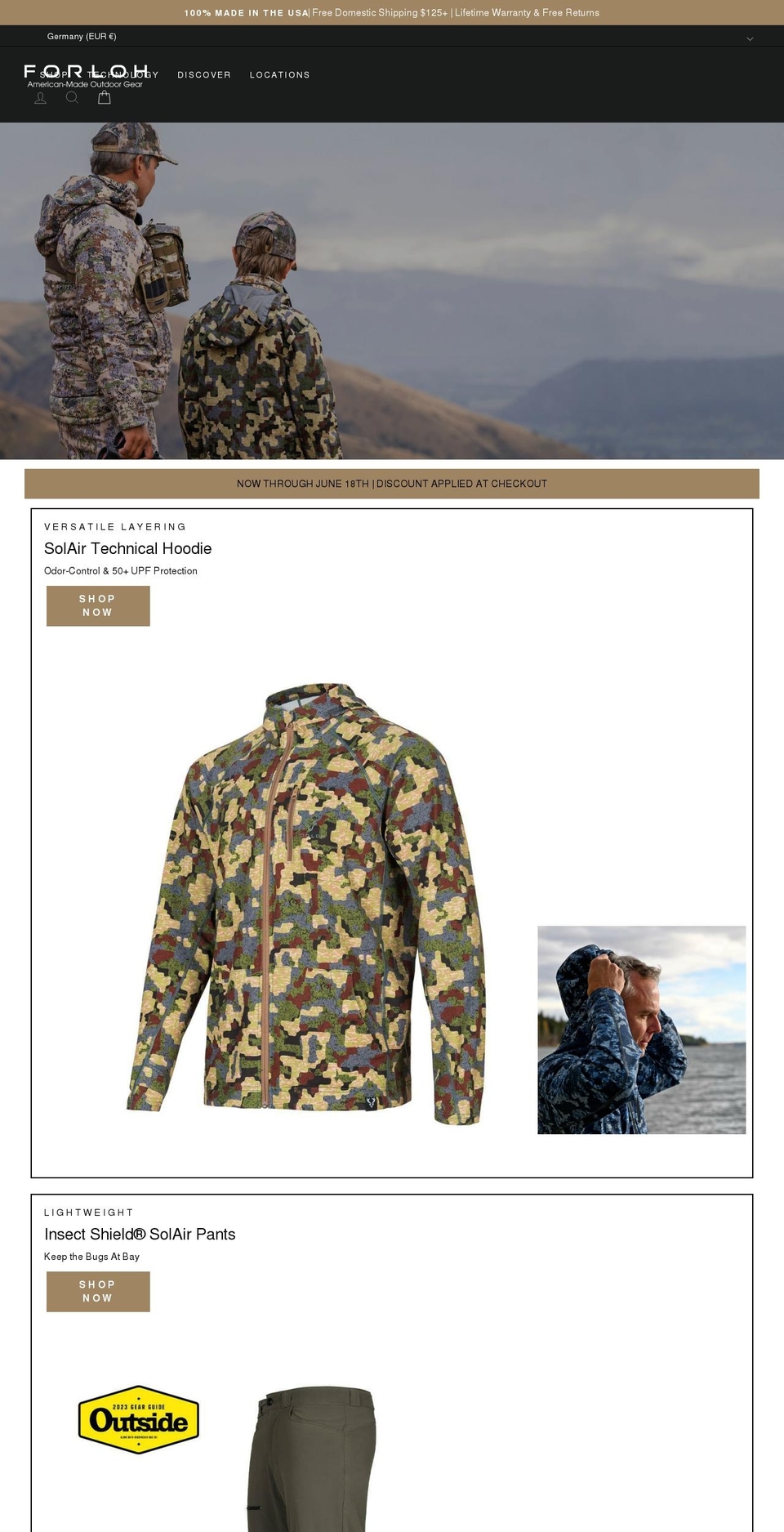 forloh.com shopify website screenshot