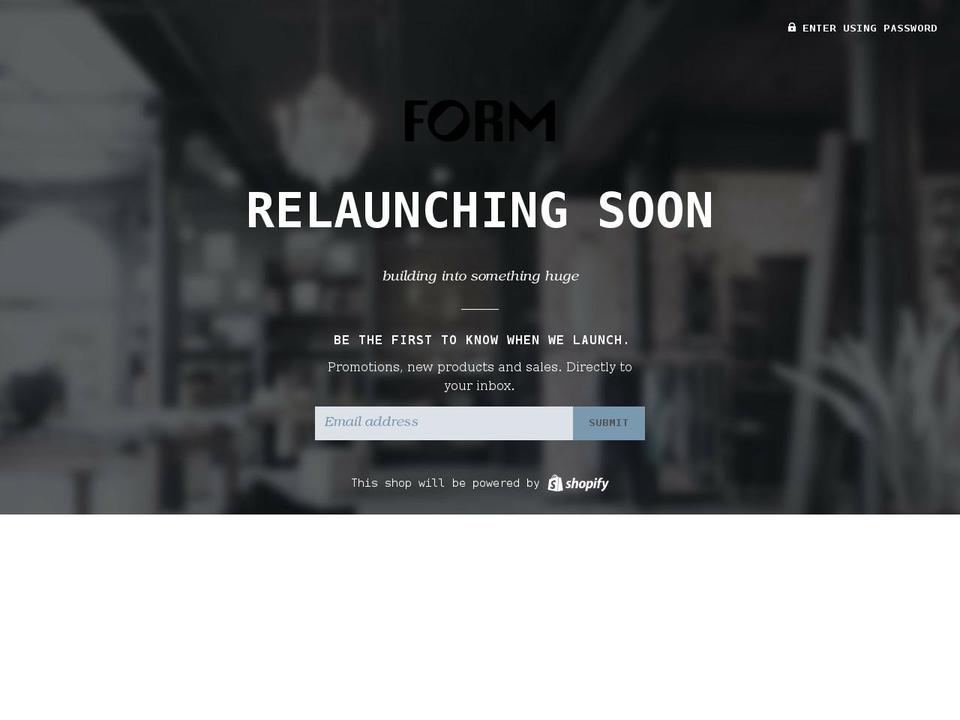 form-sa.com shopify website screenshot