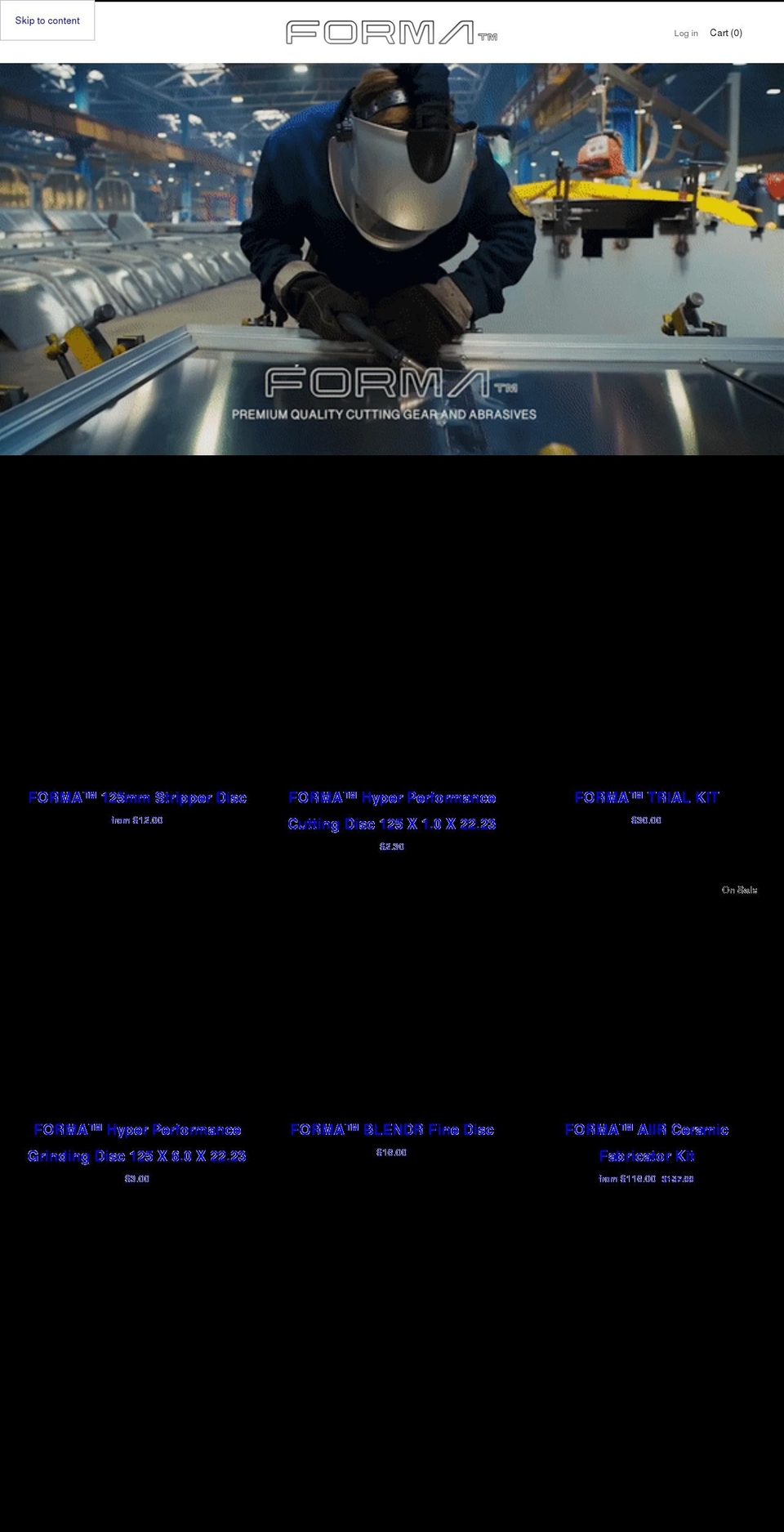 forma-au.com shopify website screenshot