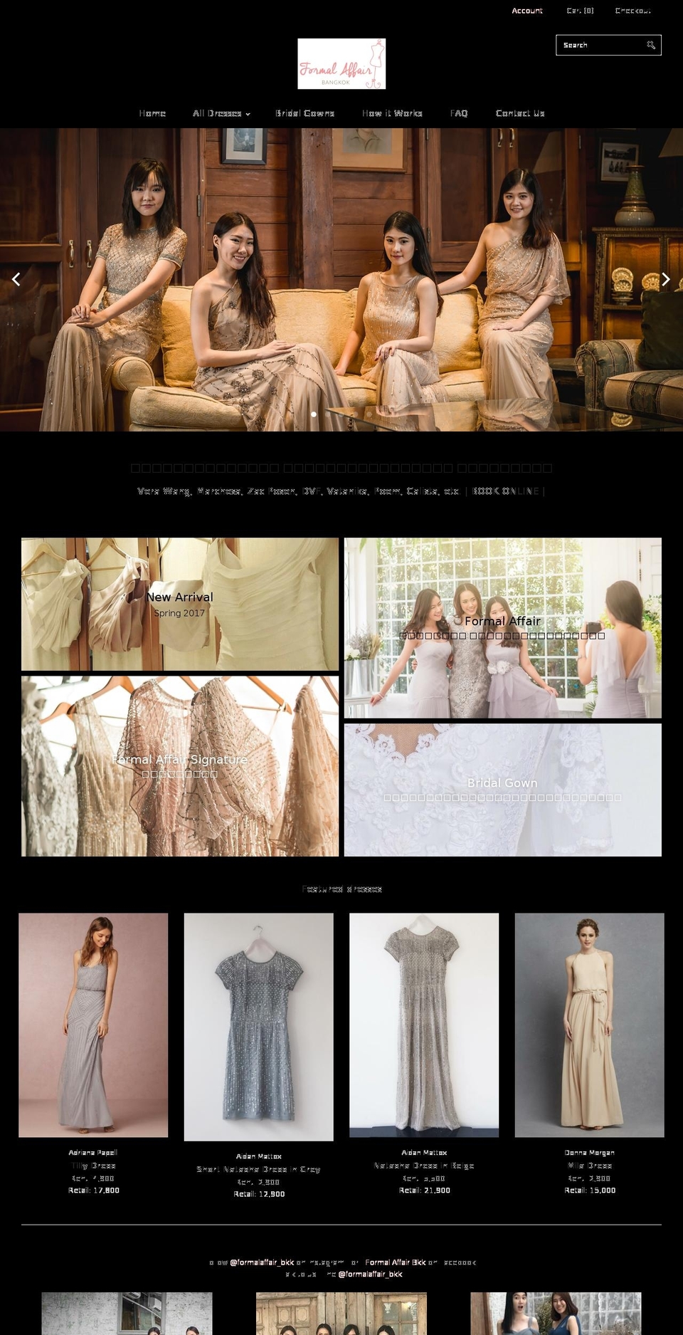 formalaffairbkk.com shopify website screenshot