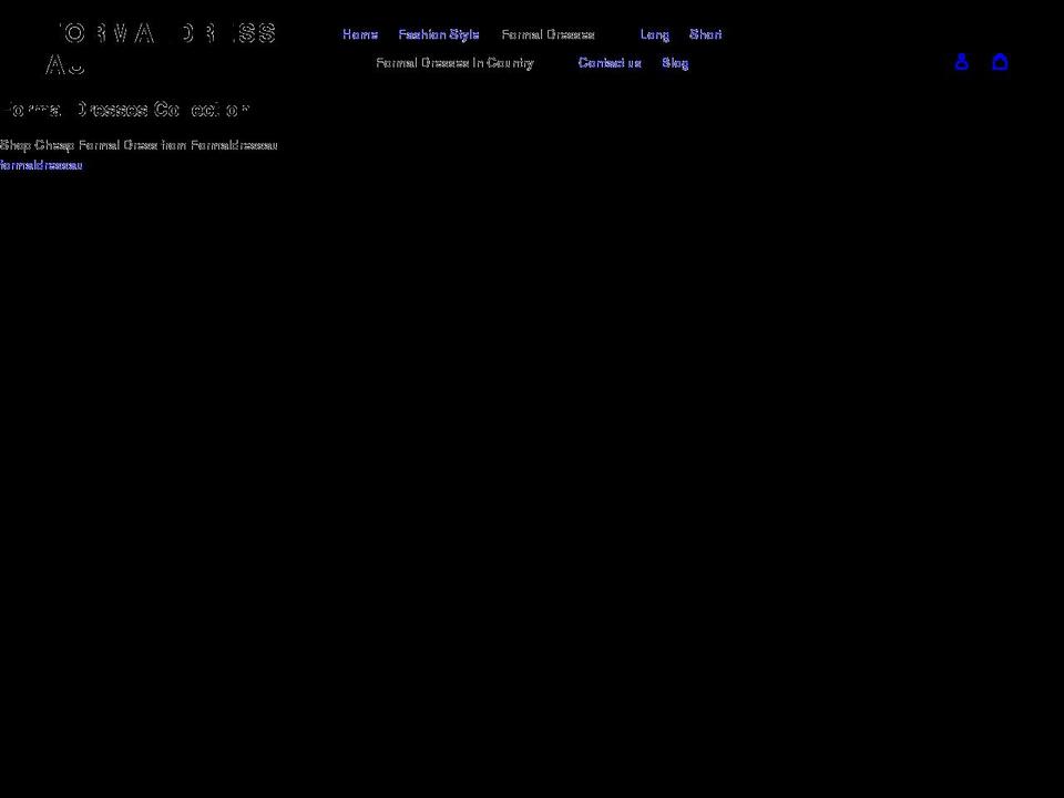 formaldressau.com shopify website screenshot