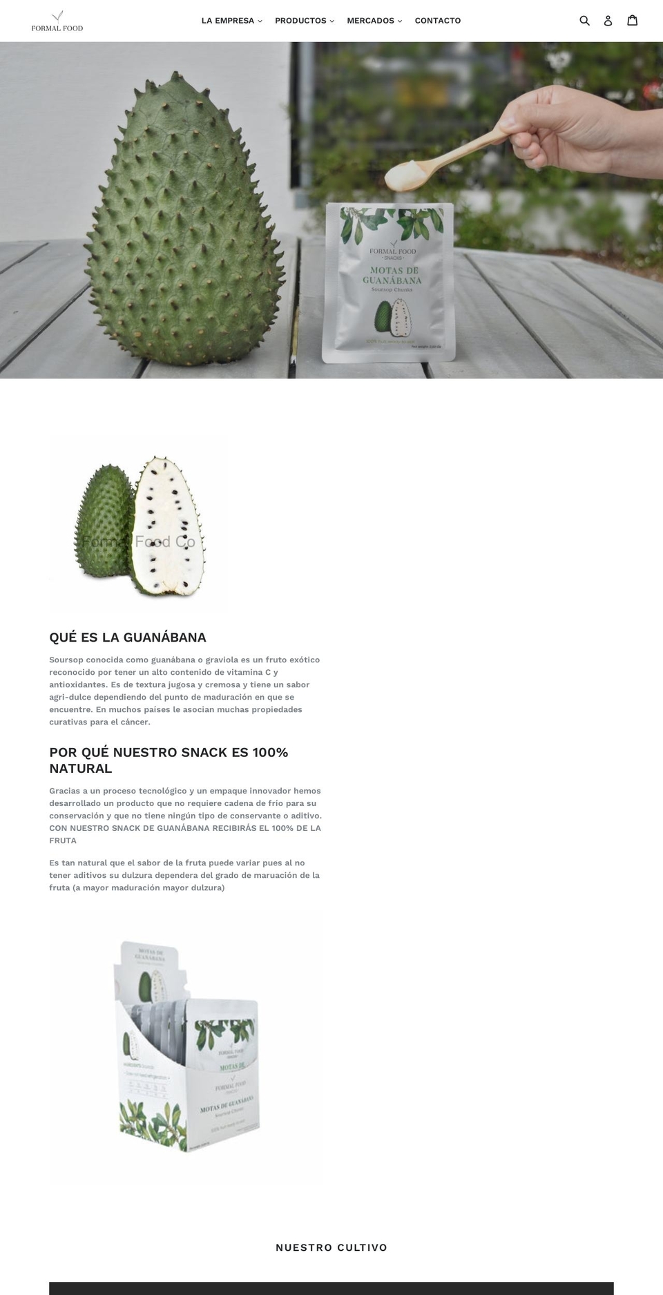 formalfruits.com — Shopify storefront screenshot