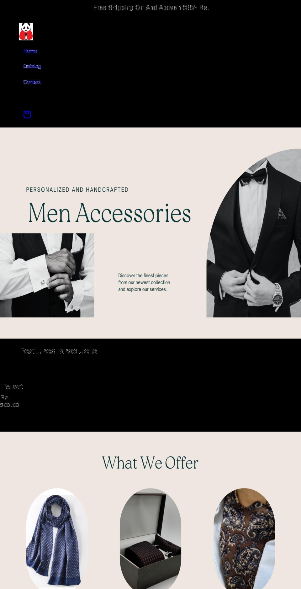 formalpanda.com — Shopify storefront screenshot