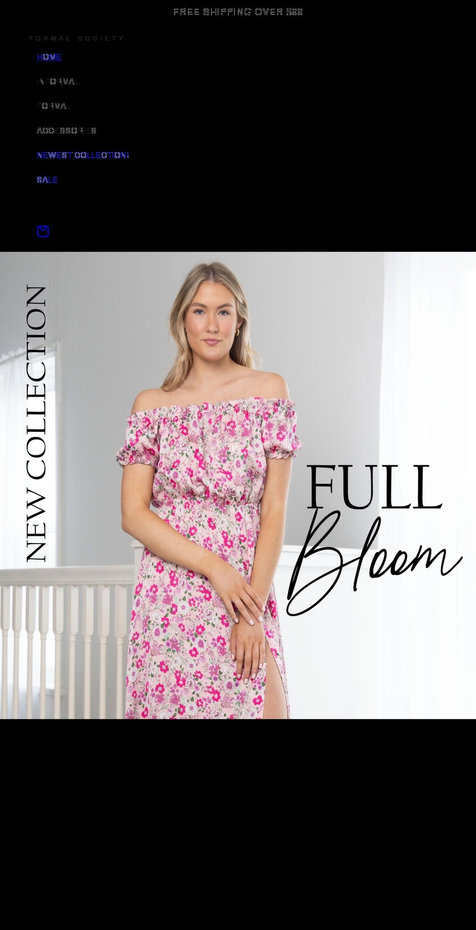 formalsociety.com shopify website screenshot