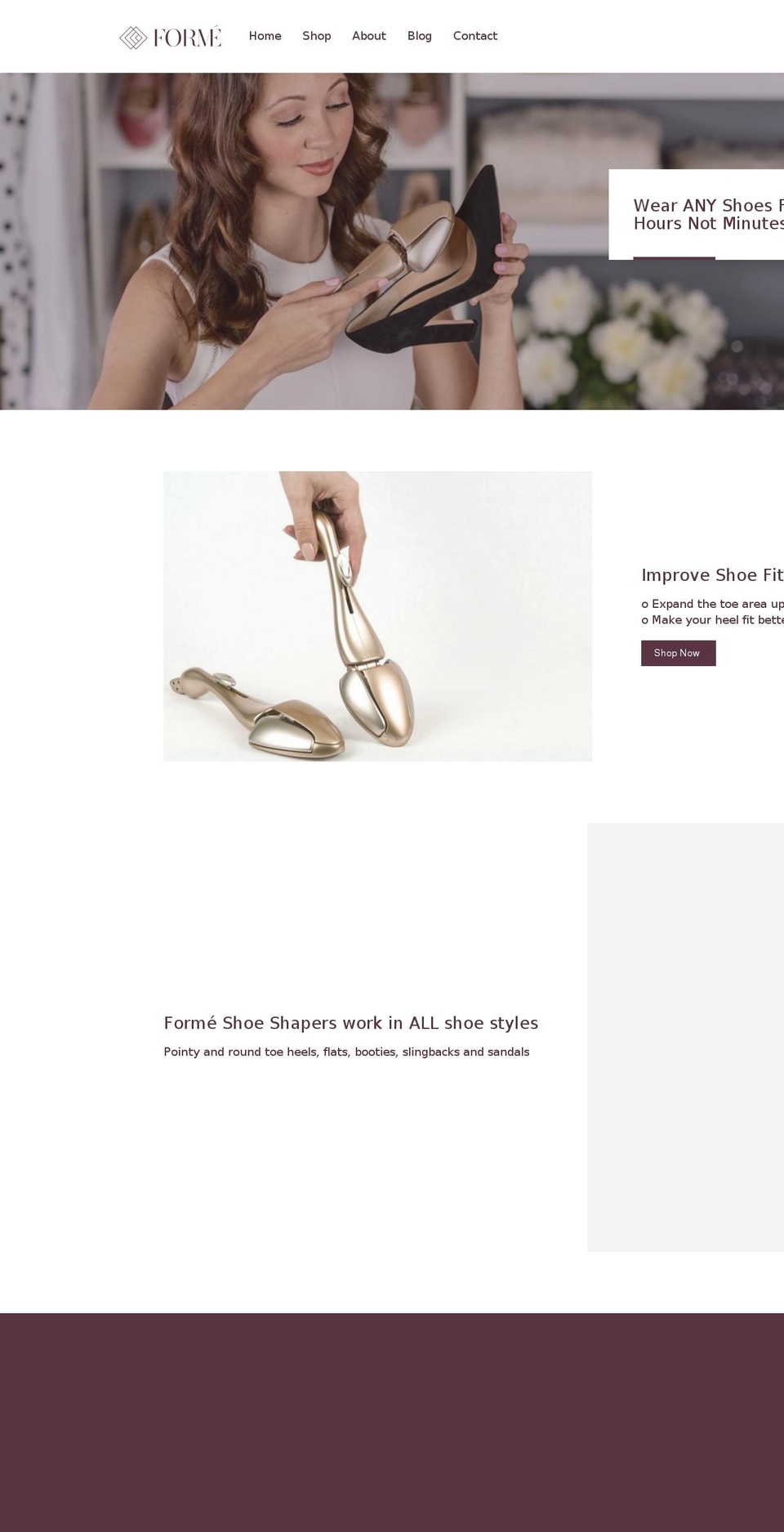 forme-sandbox.myshopify.com shopify website screenshot