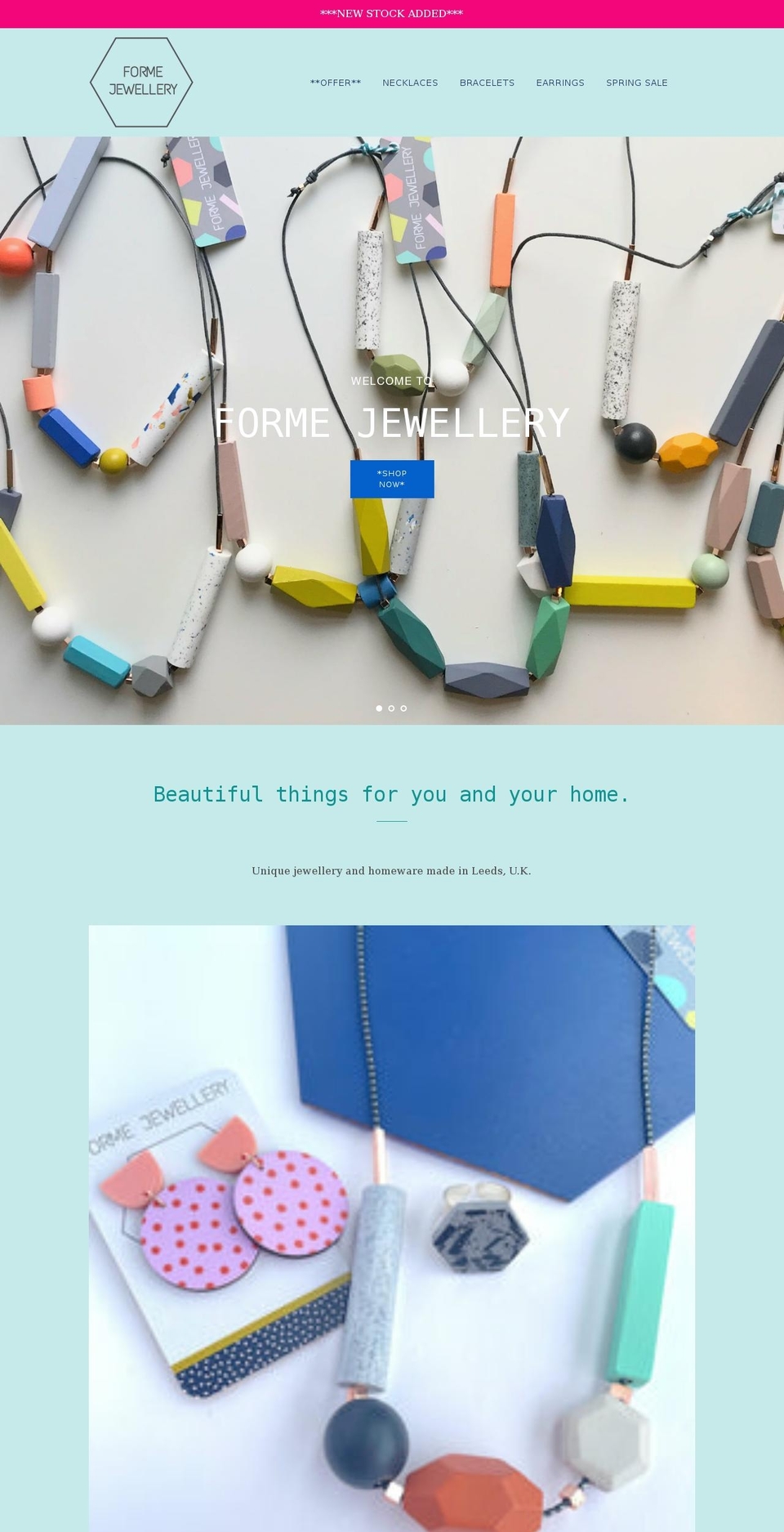 formejewellery.com shopify website screenshot